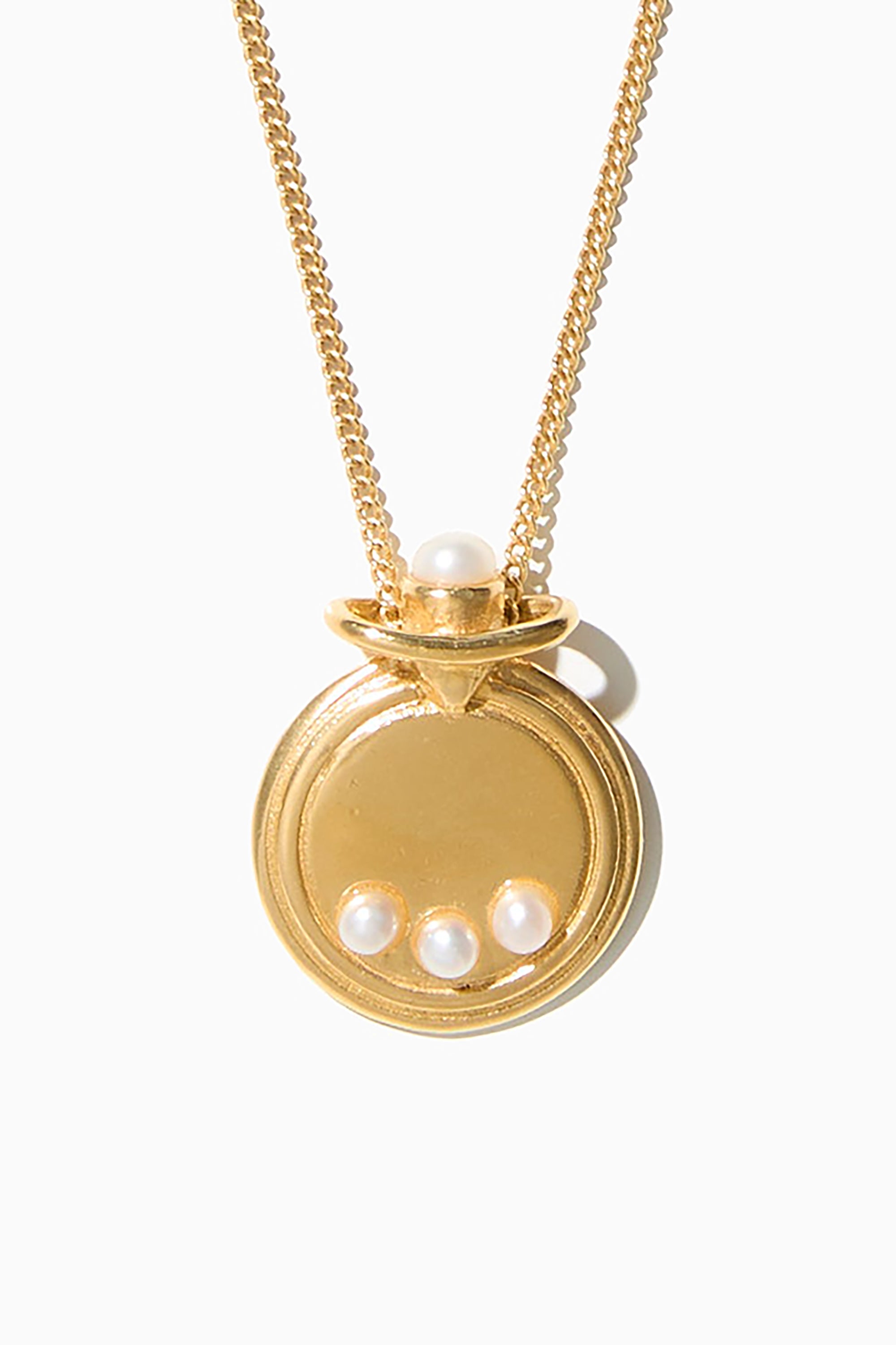 Hank Necklace - Gold with Pearl