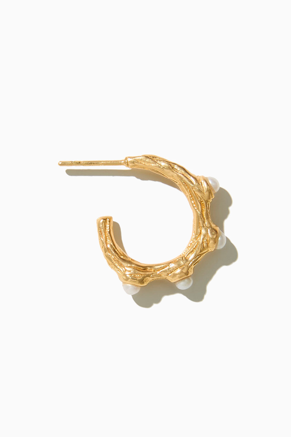 Madison Earrings - Gold with Pearl