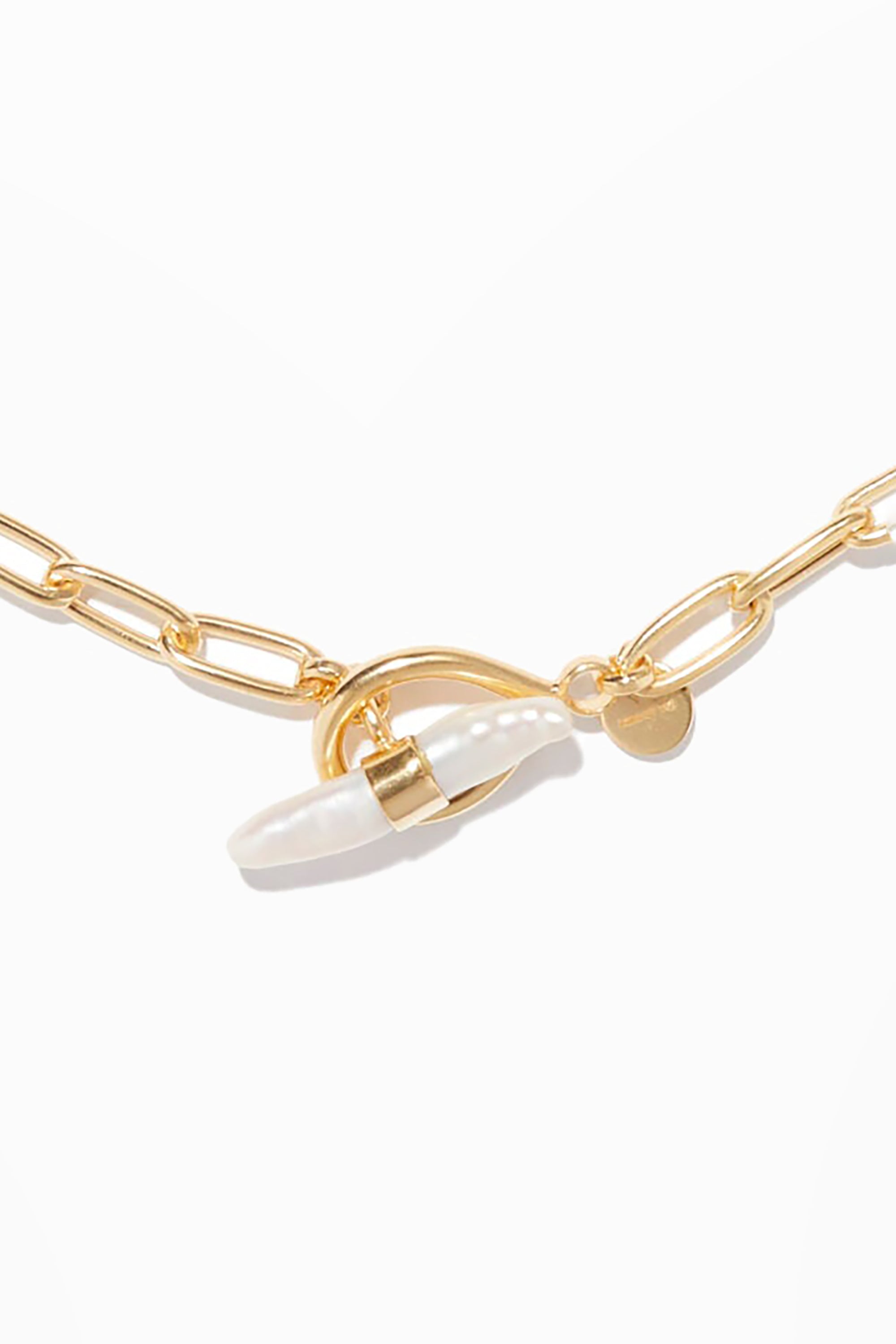 Mia Necklace - Gold w/ Pearl