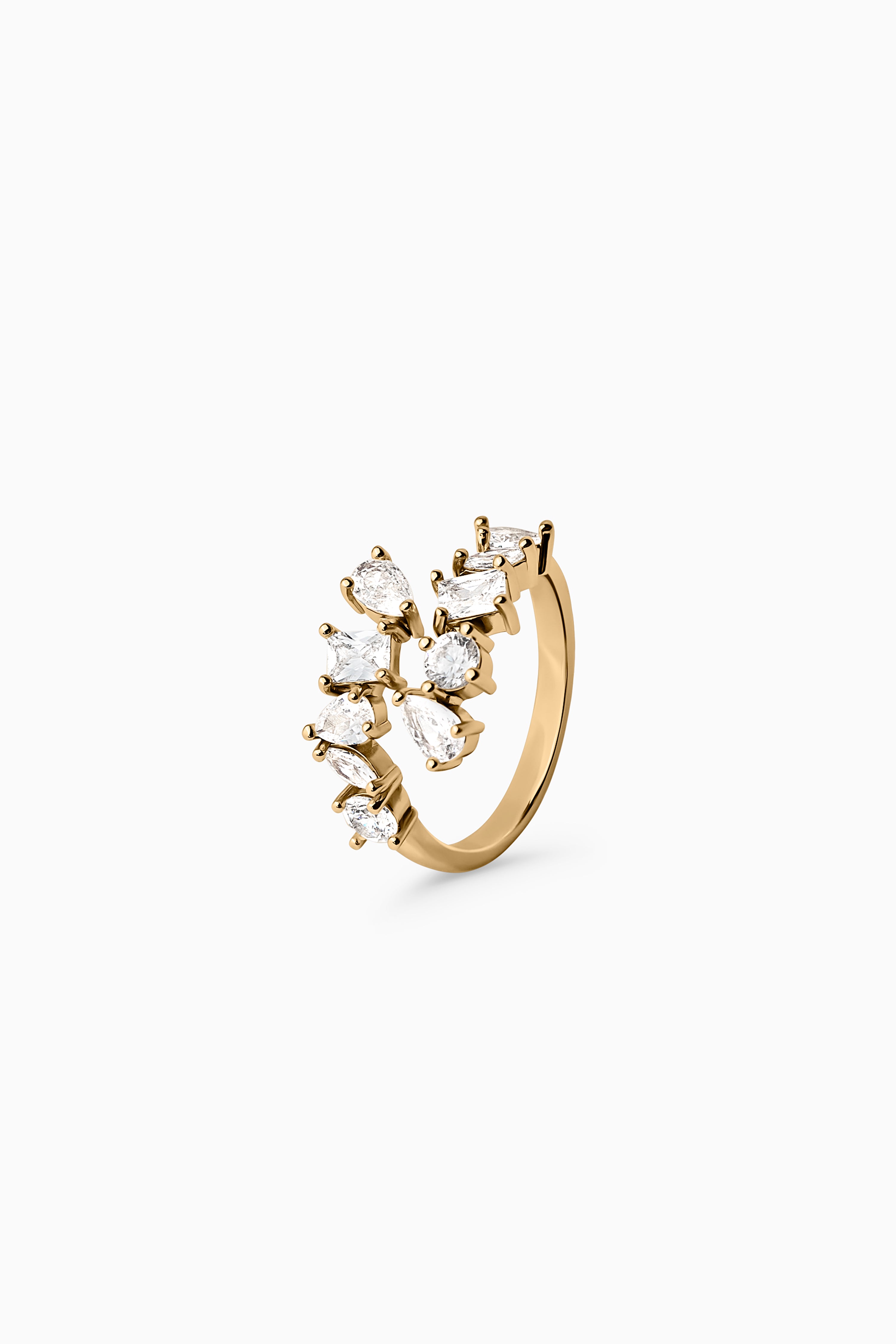 Adjustable Lithe Ring - Gold