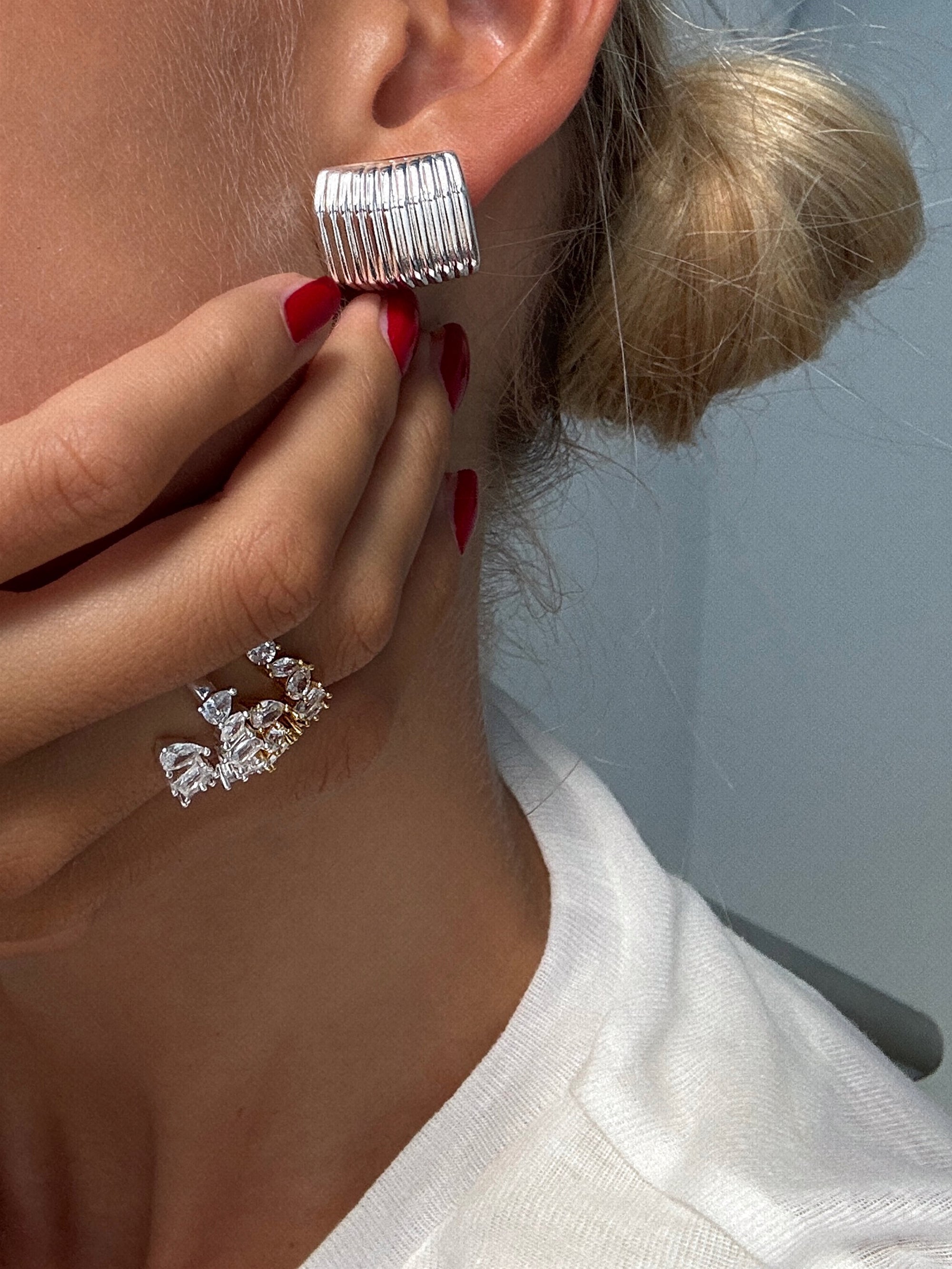 Adjustable Lithe Ring - Silver