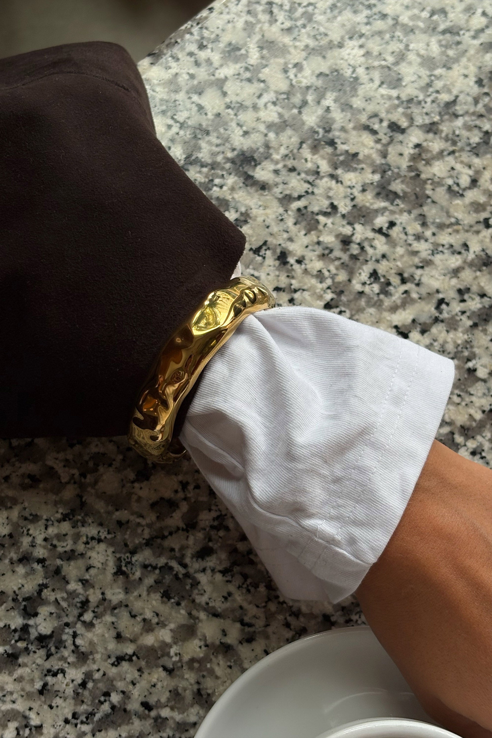 Breeze Bangle Bracelet - Gold - RUM Amsterdam