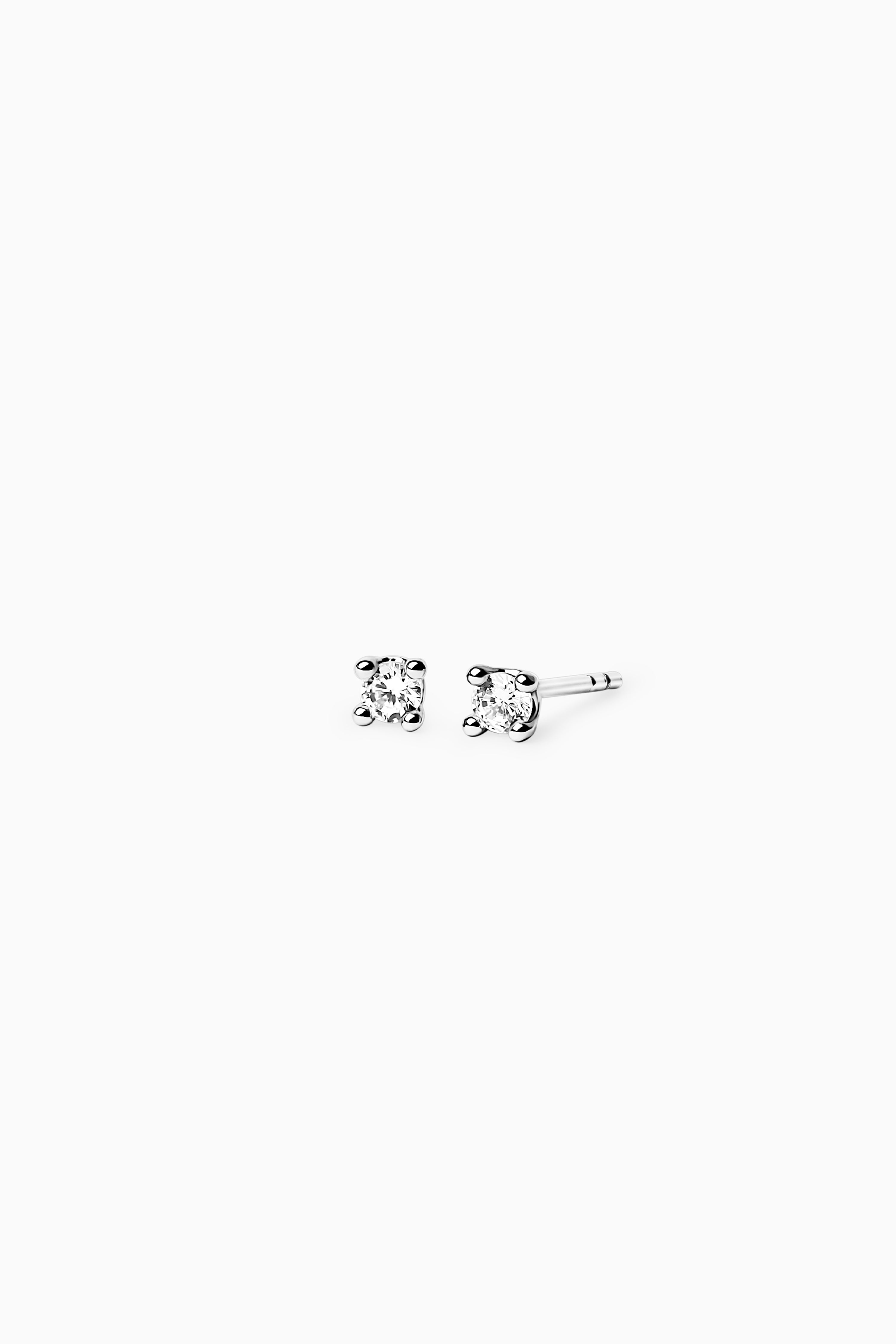 Cubic Studs - Silver