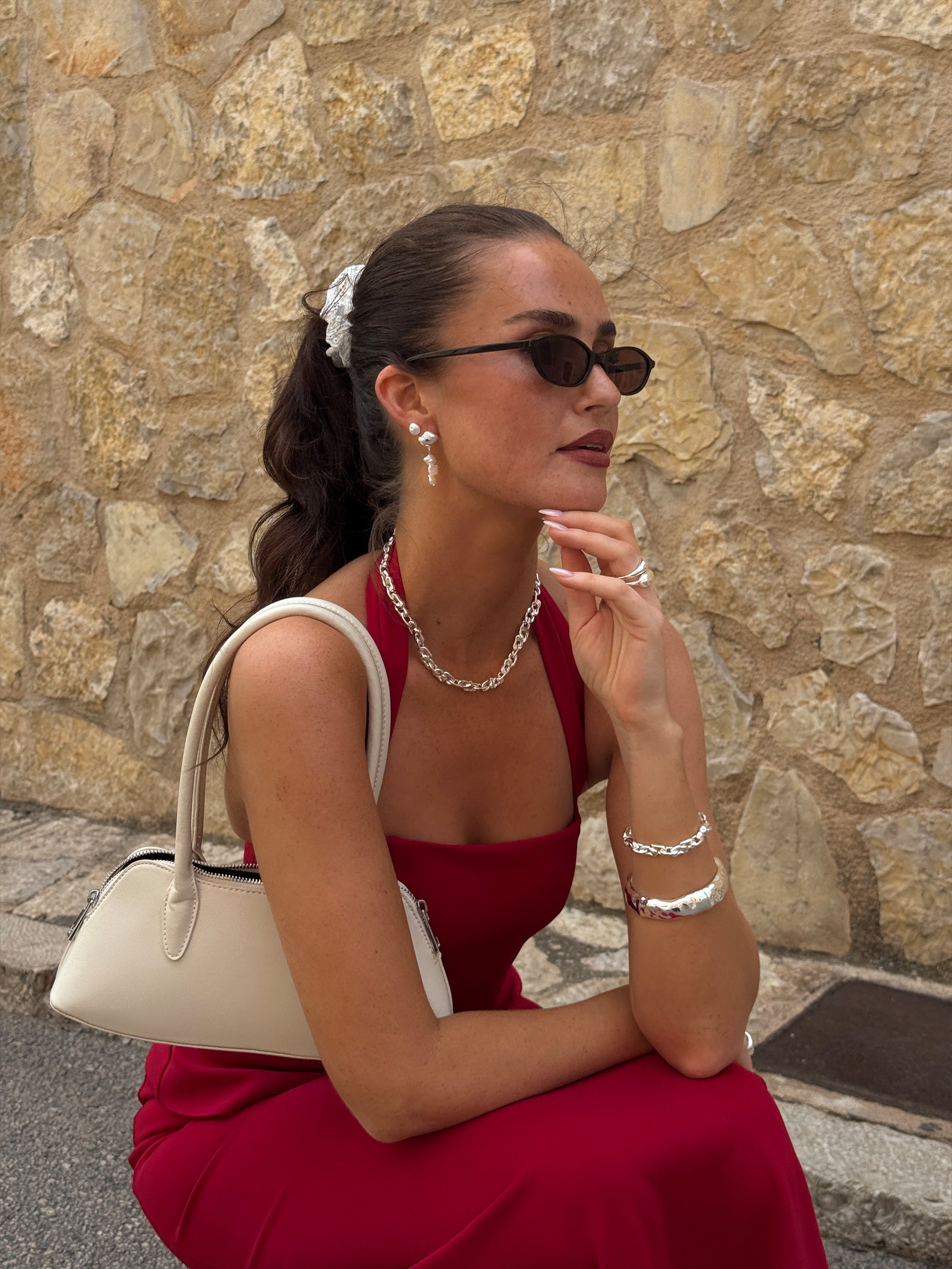 Freshwater Pearl Studs - Gold