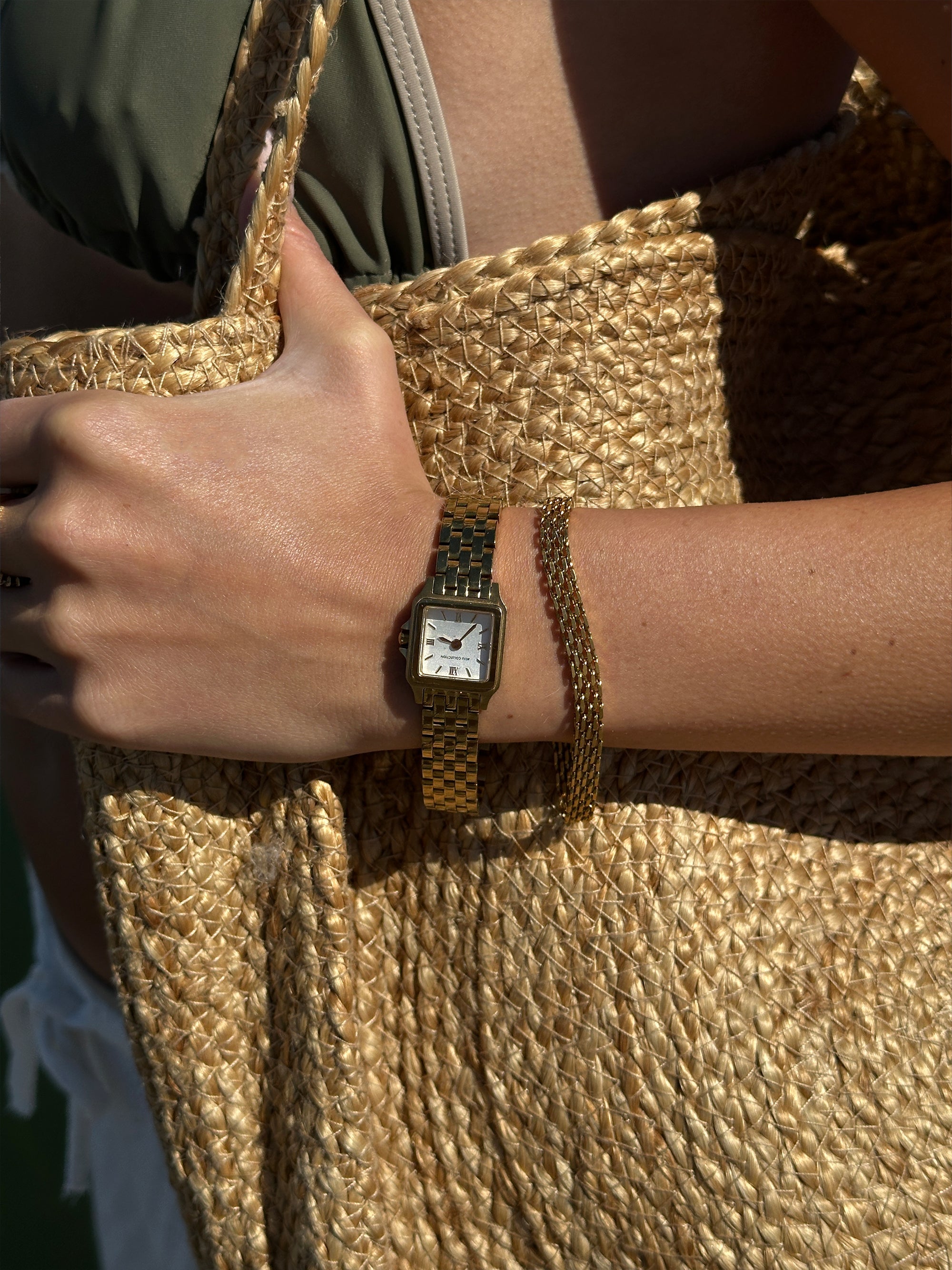 Mesh Link Bracelet - Gold