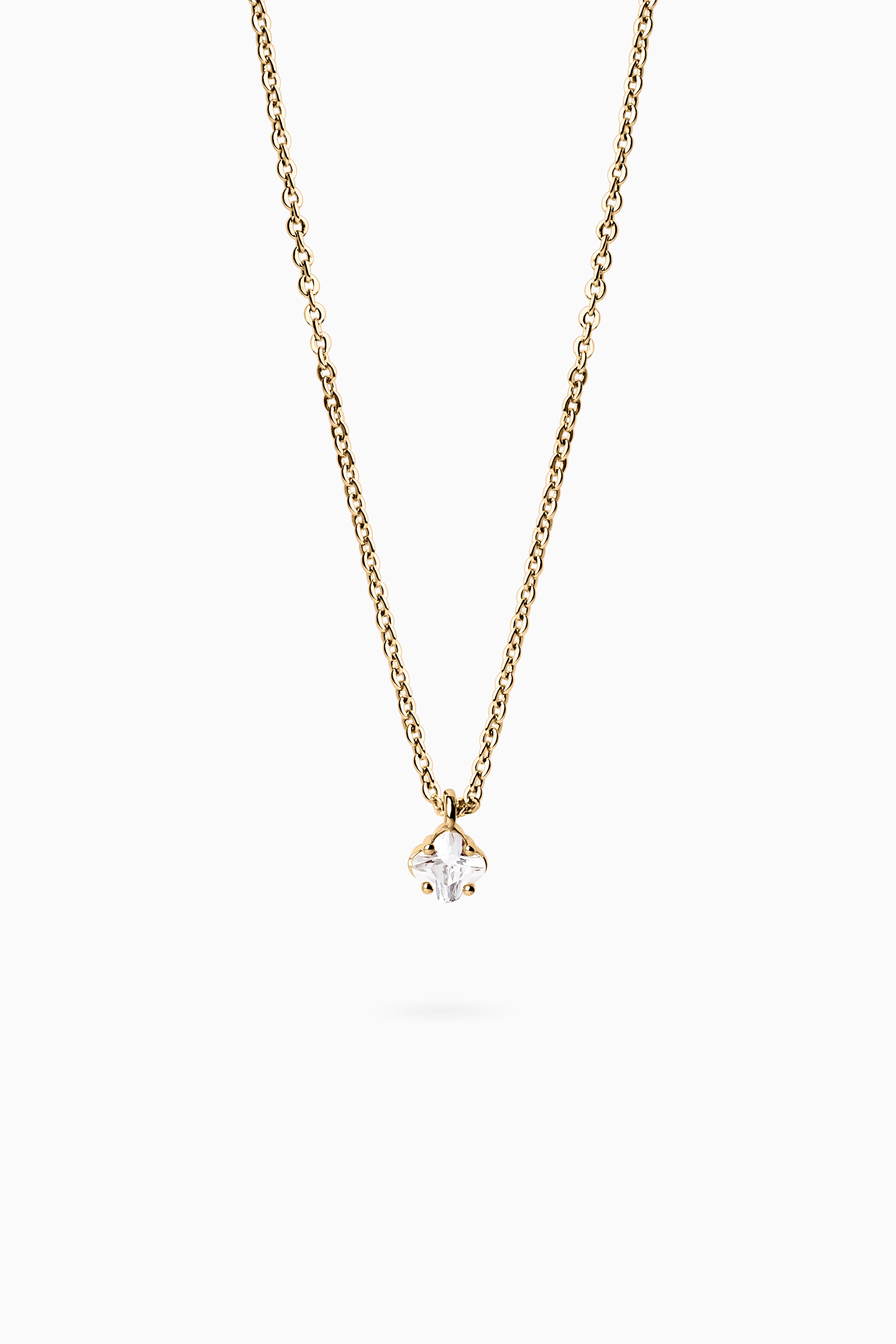 Quatrefoil Necklace - Gold