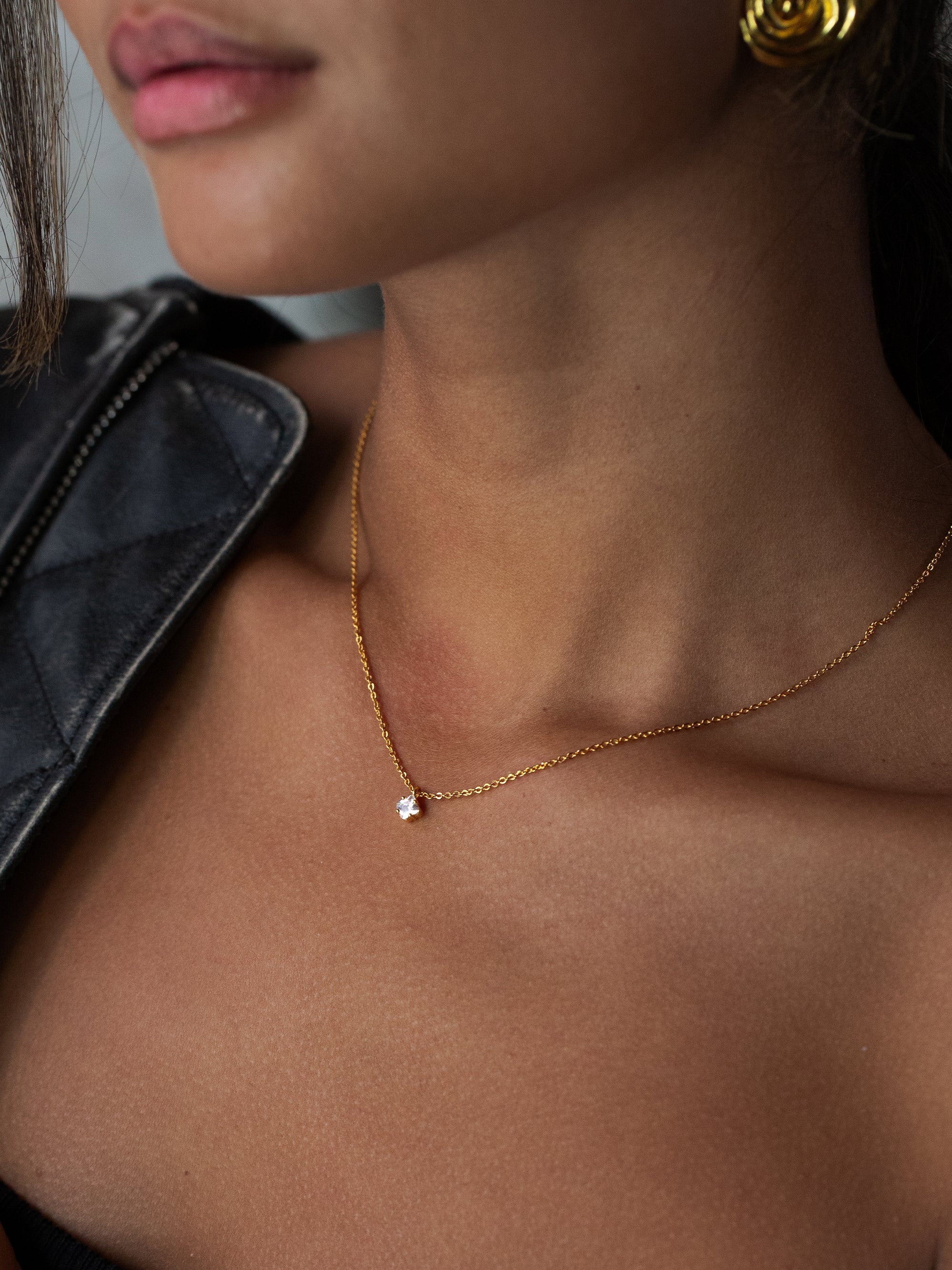 Quatrefoil Necklace - Gold