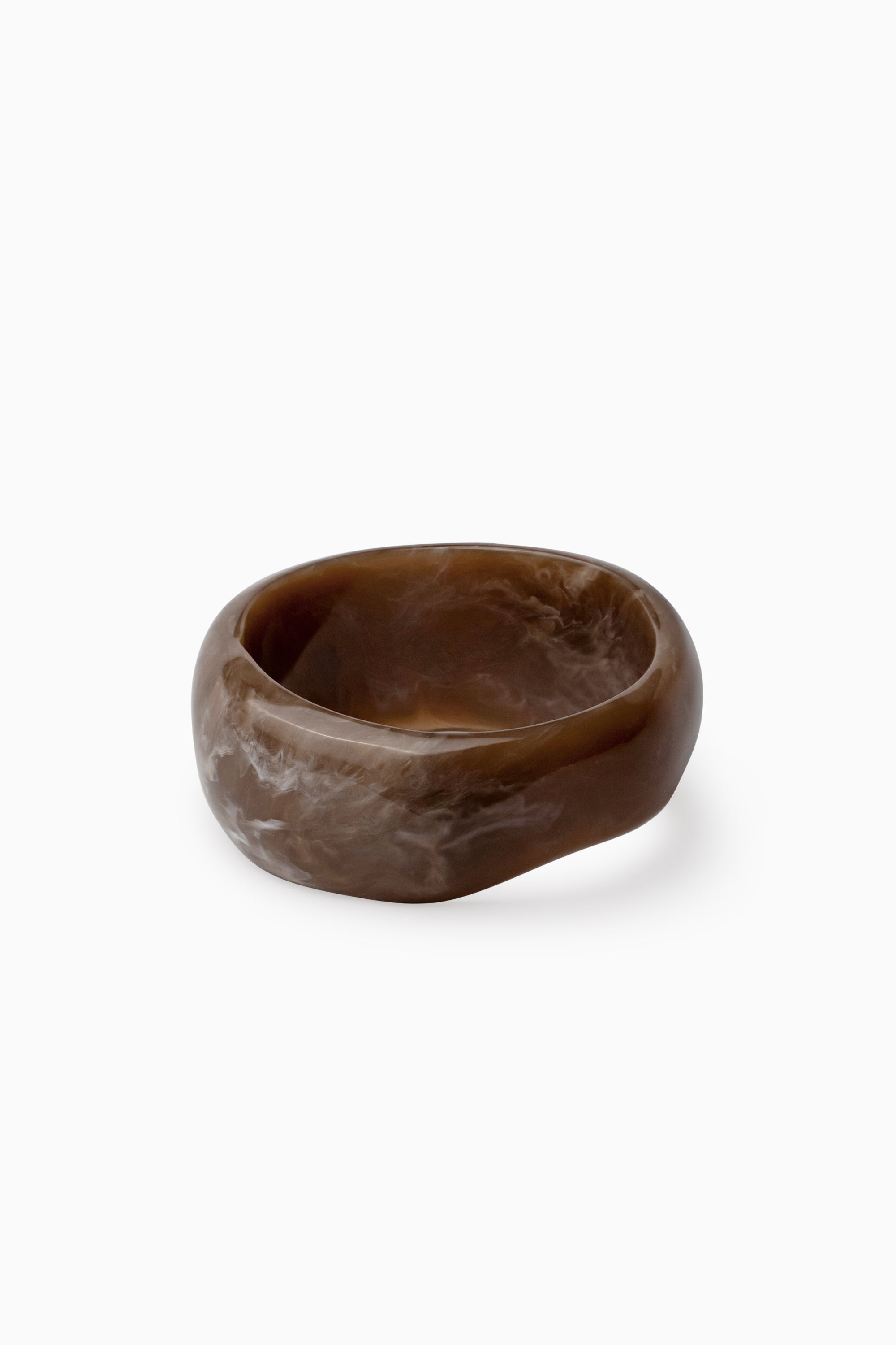 Resin Bangle Bracelet - Taupe