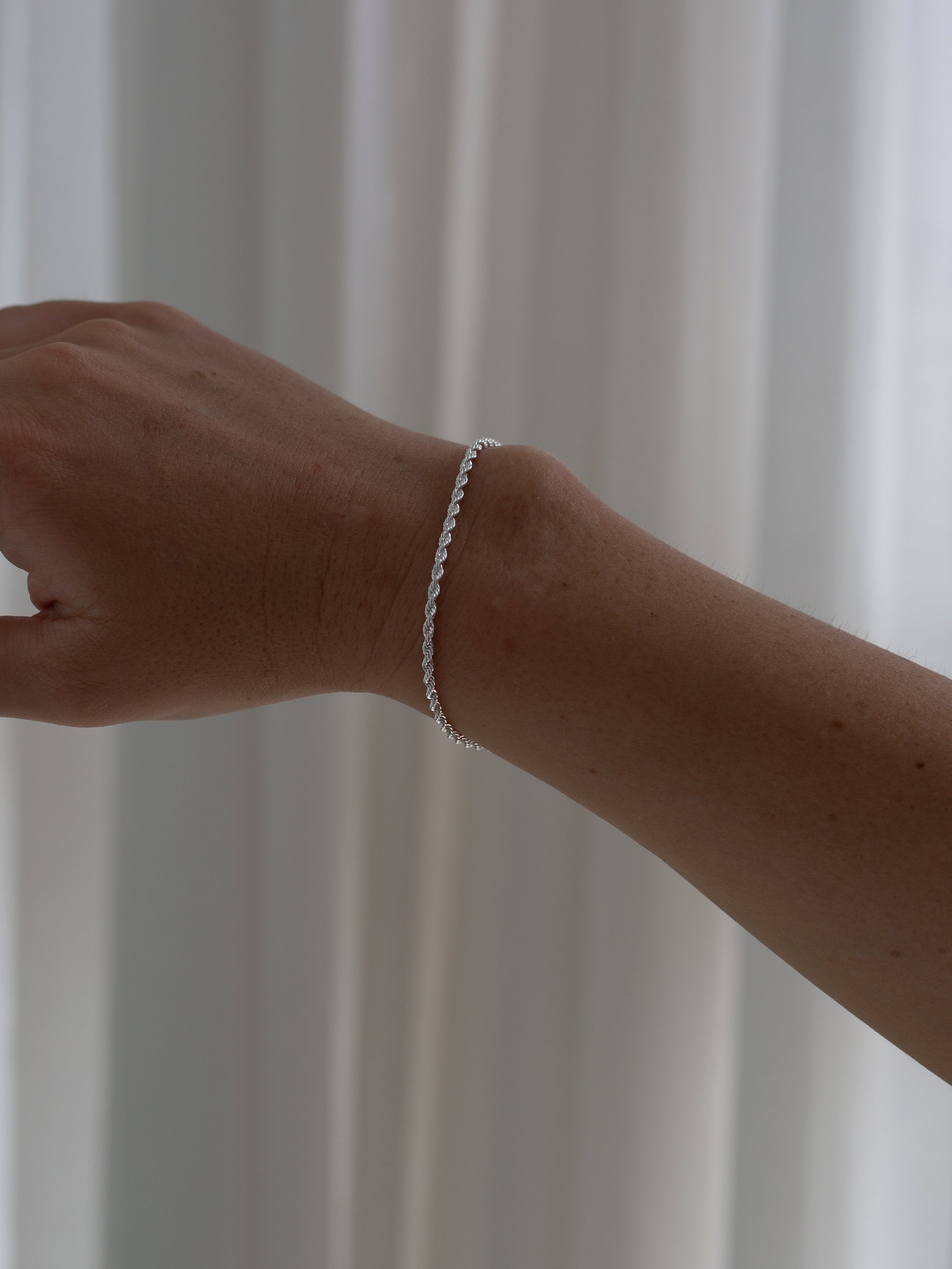 Rope Chain Bracelet - Silver