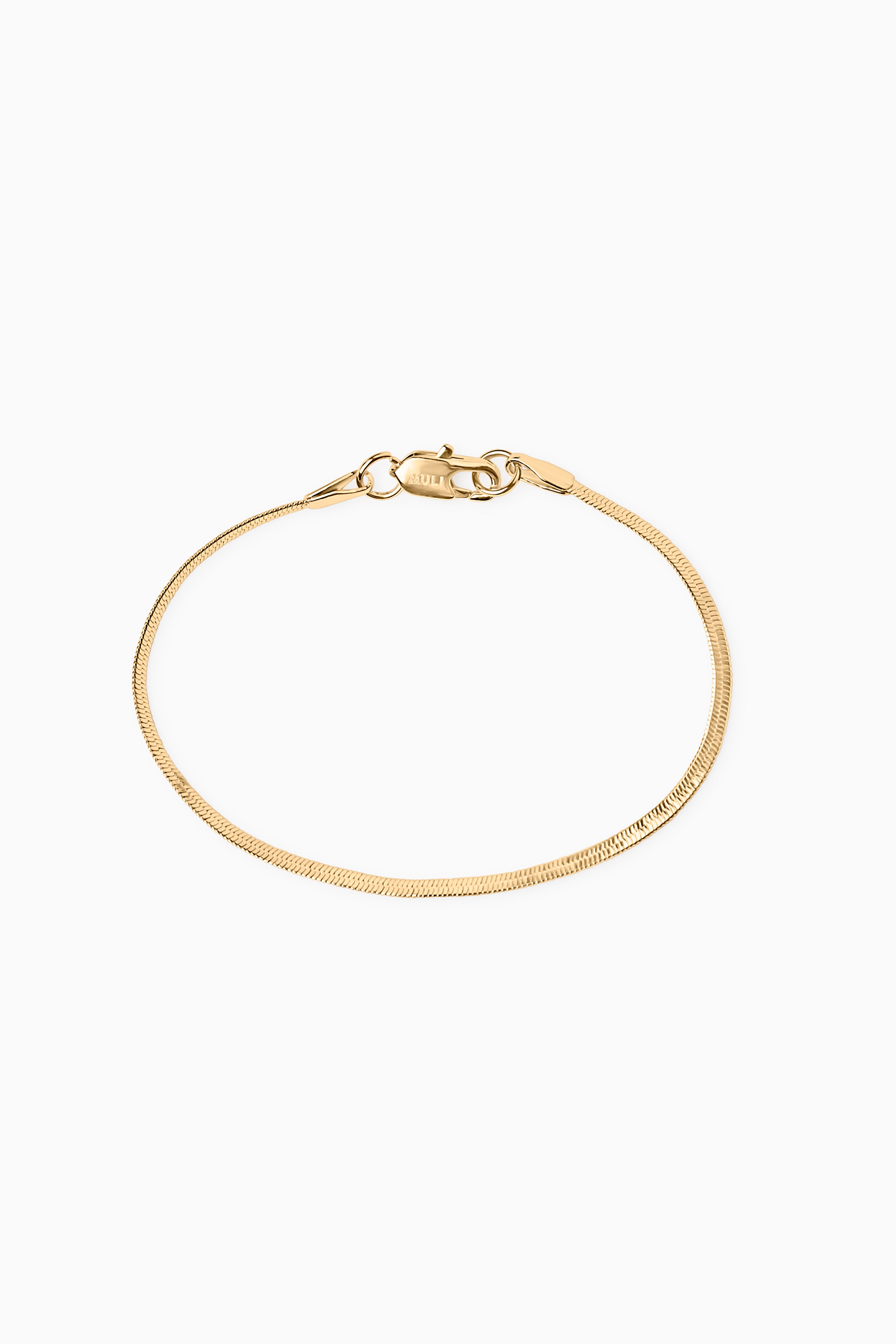 Thin Snake Chain Bracelet - Gold