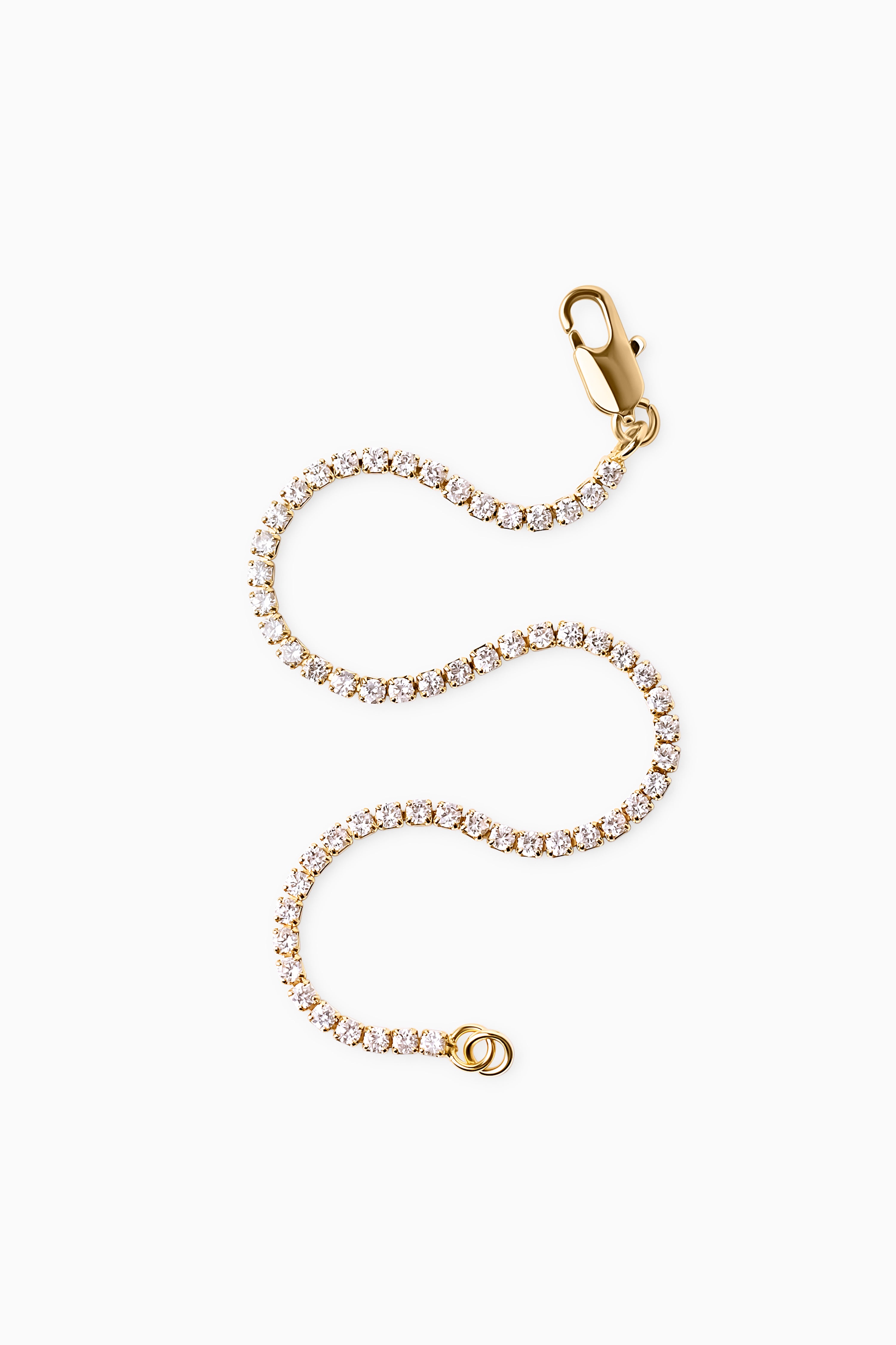 Thin Tennis Bracelet - Gold - RUM Amsterdam