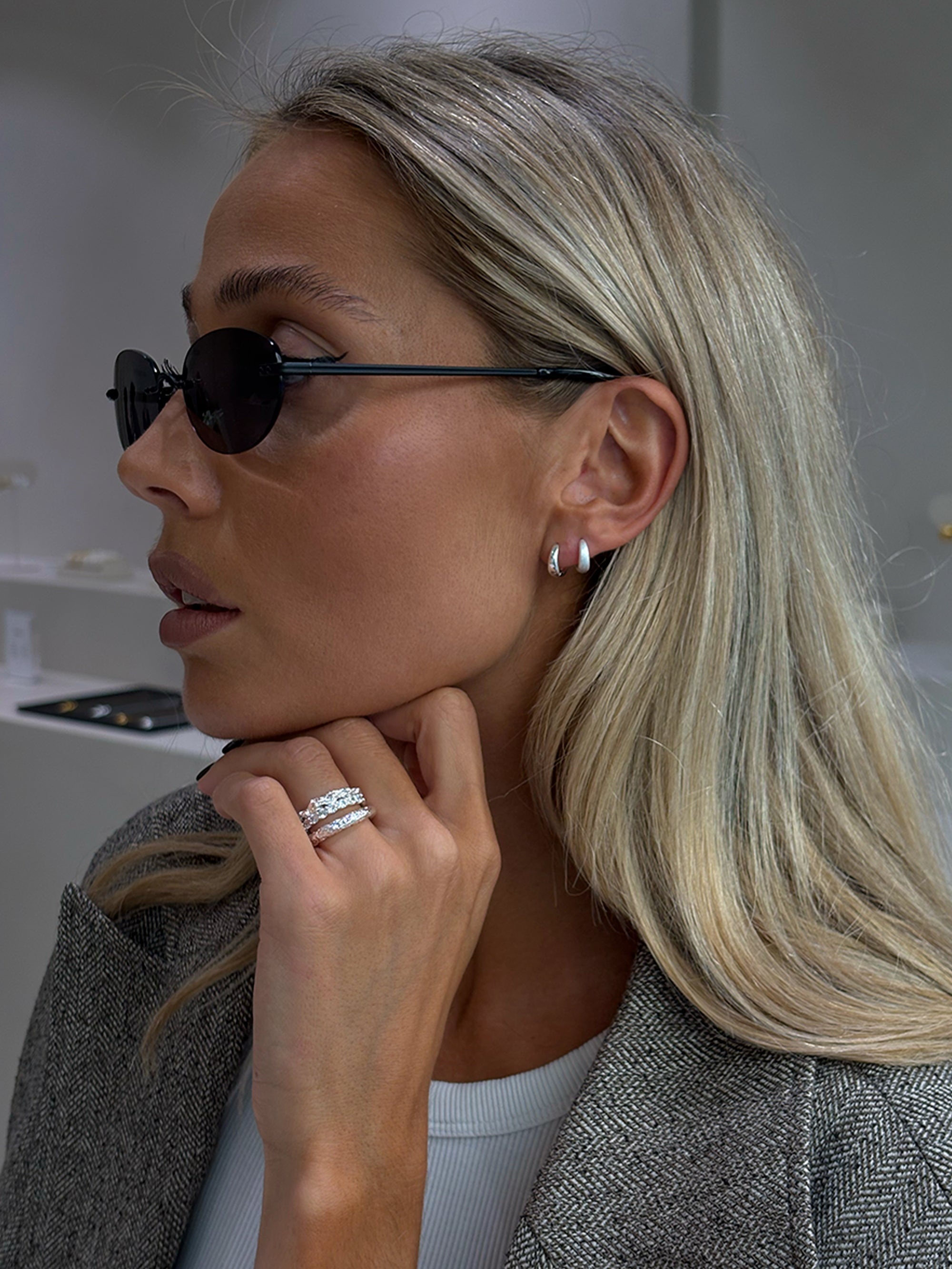 Ultra Mini Huggies - Silver