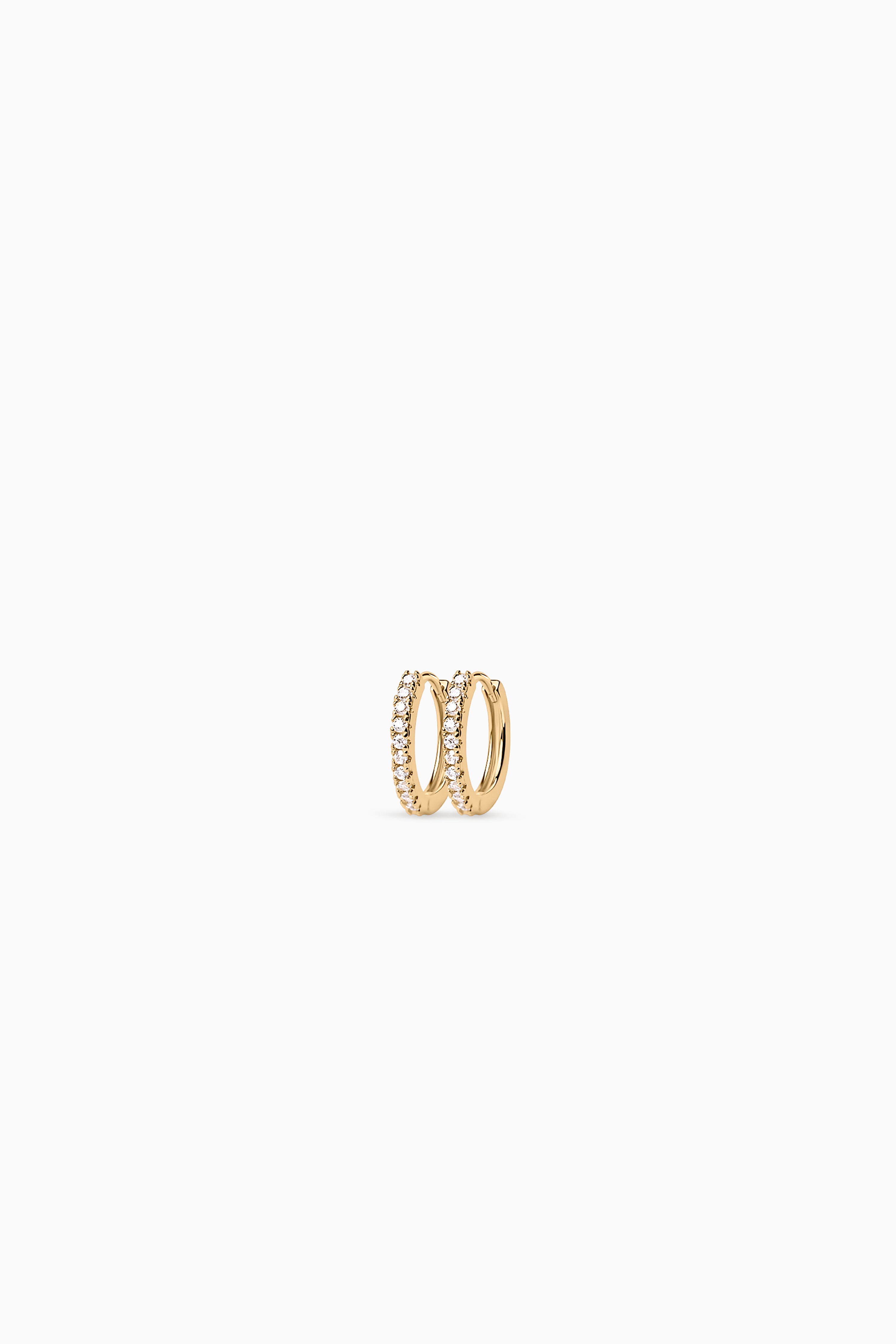 Zirconia Huggies - Gold (10 mm) - RUM Amsterdam