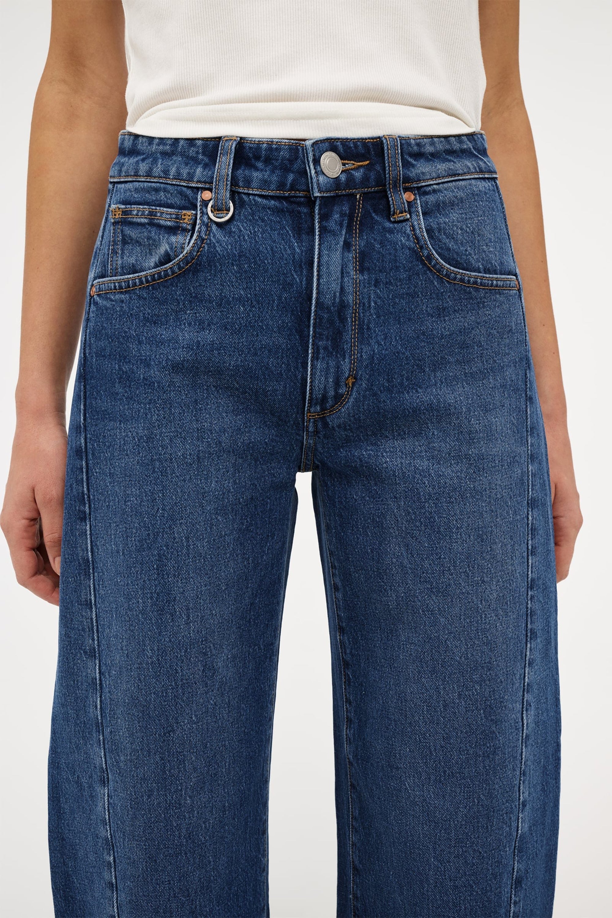 Amber Barrel Jeans - Iris