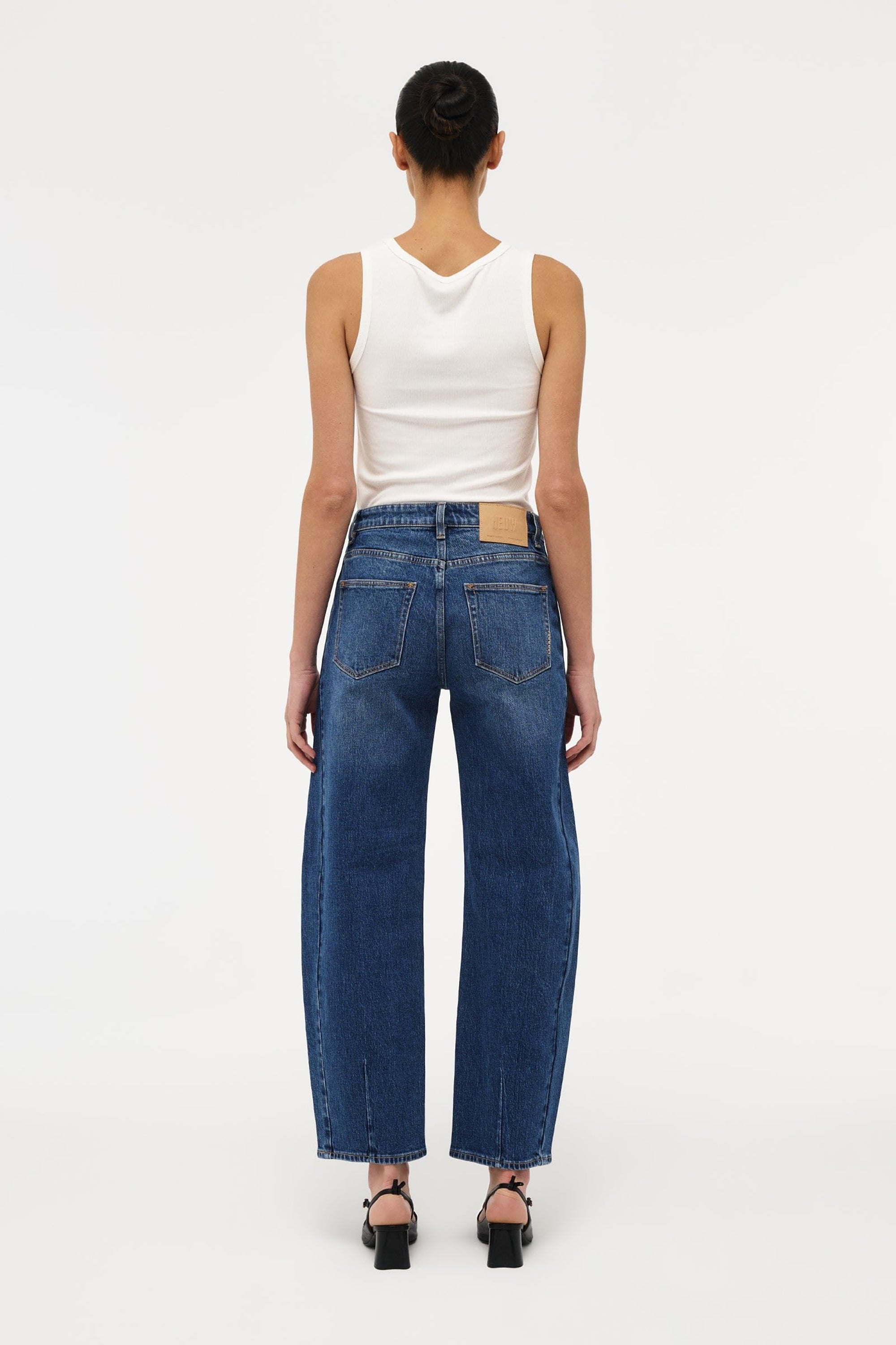 Amber Barrel Jeans - Iris