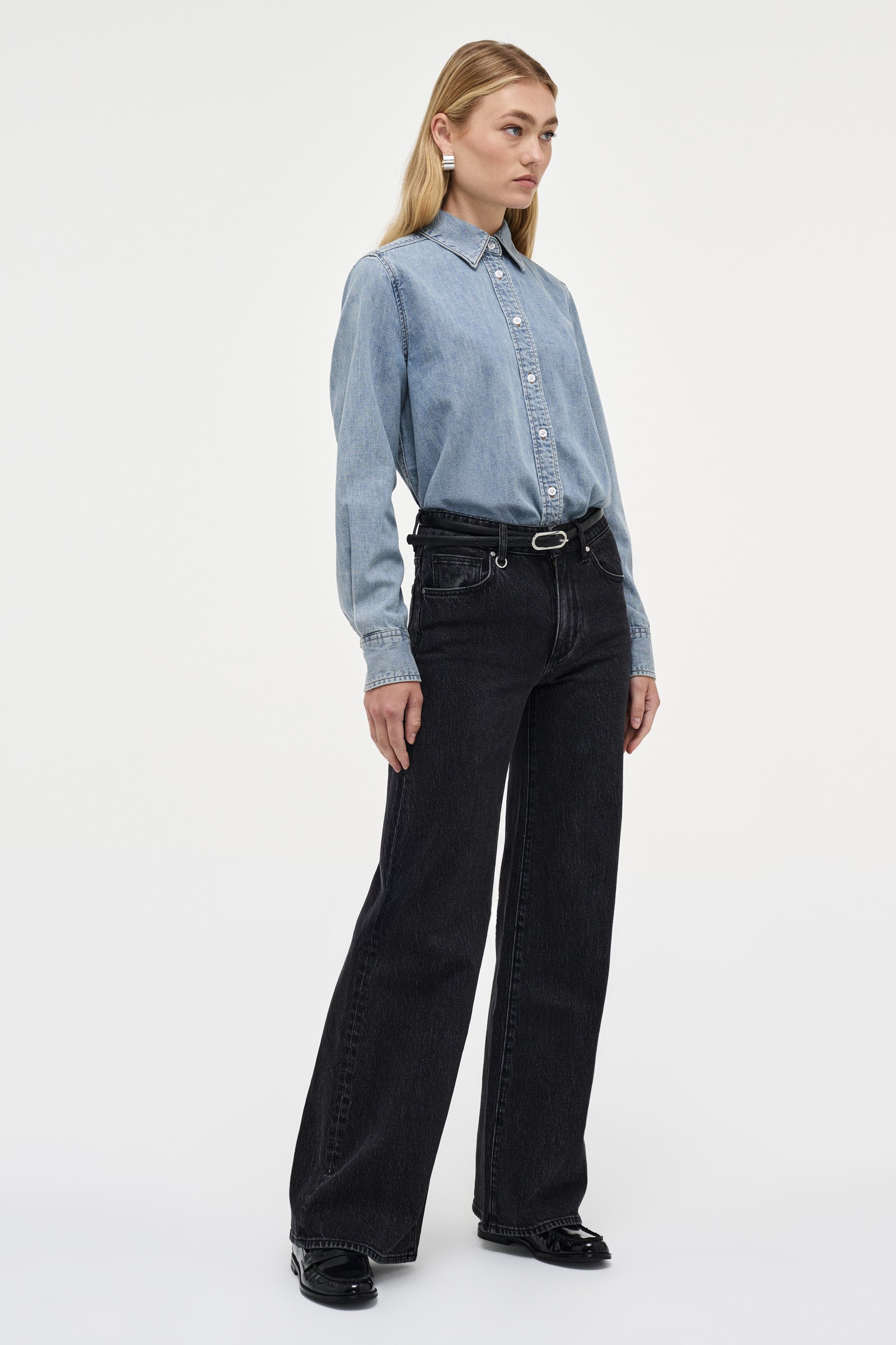 Eva Wide Jeans - French Black - RUM Amsterdam