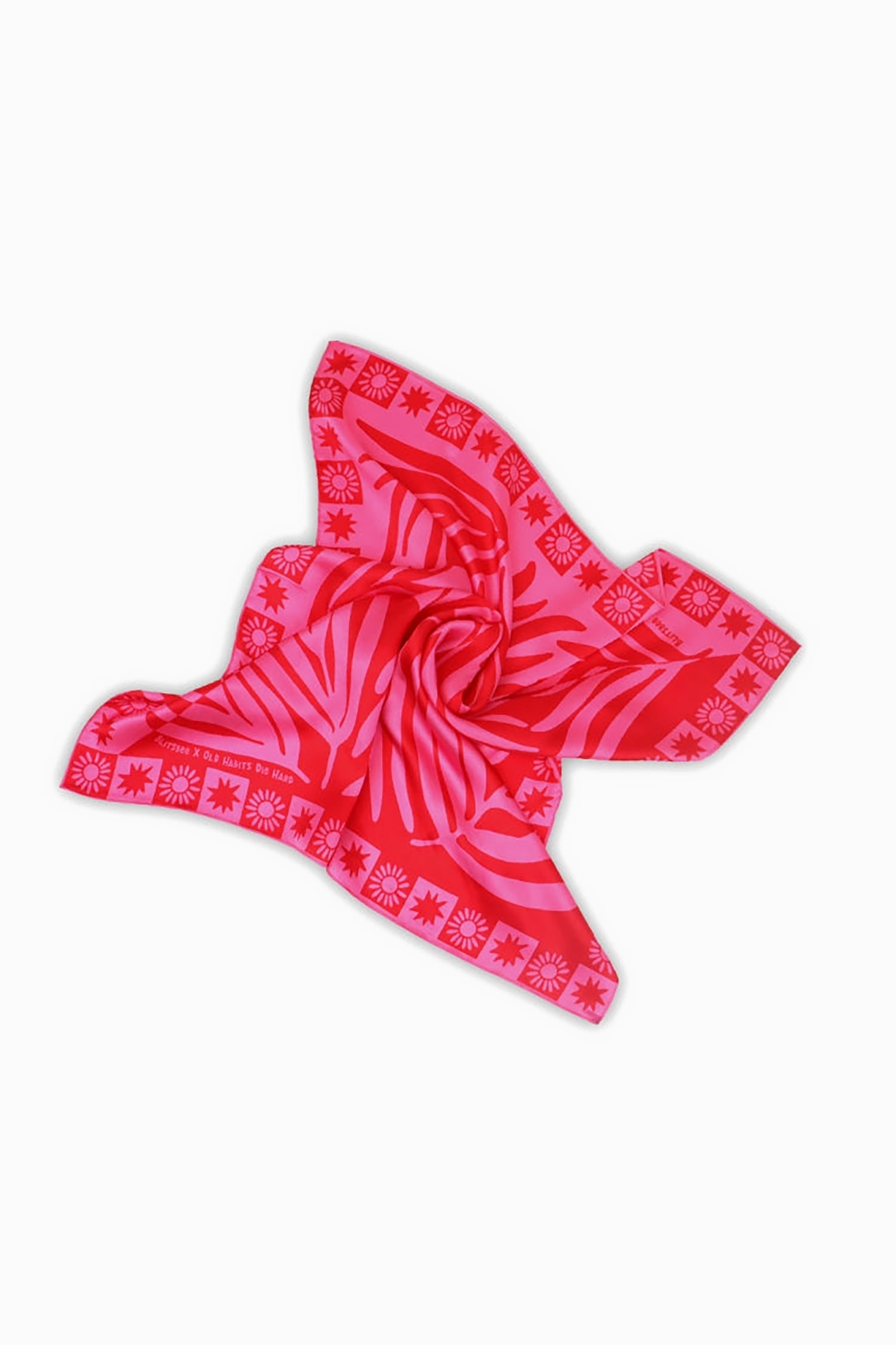Silk Bandana - Pink Sunset