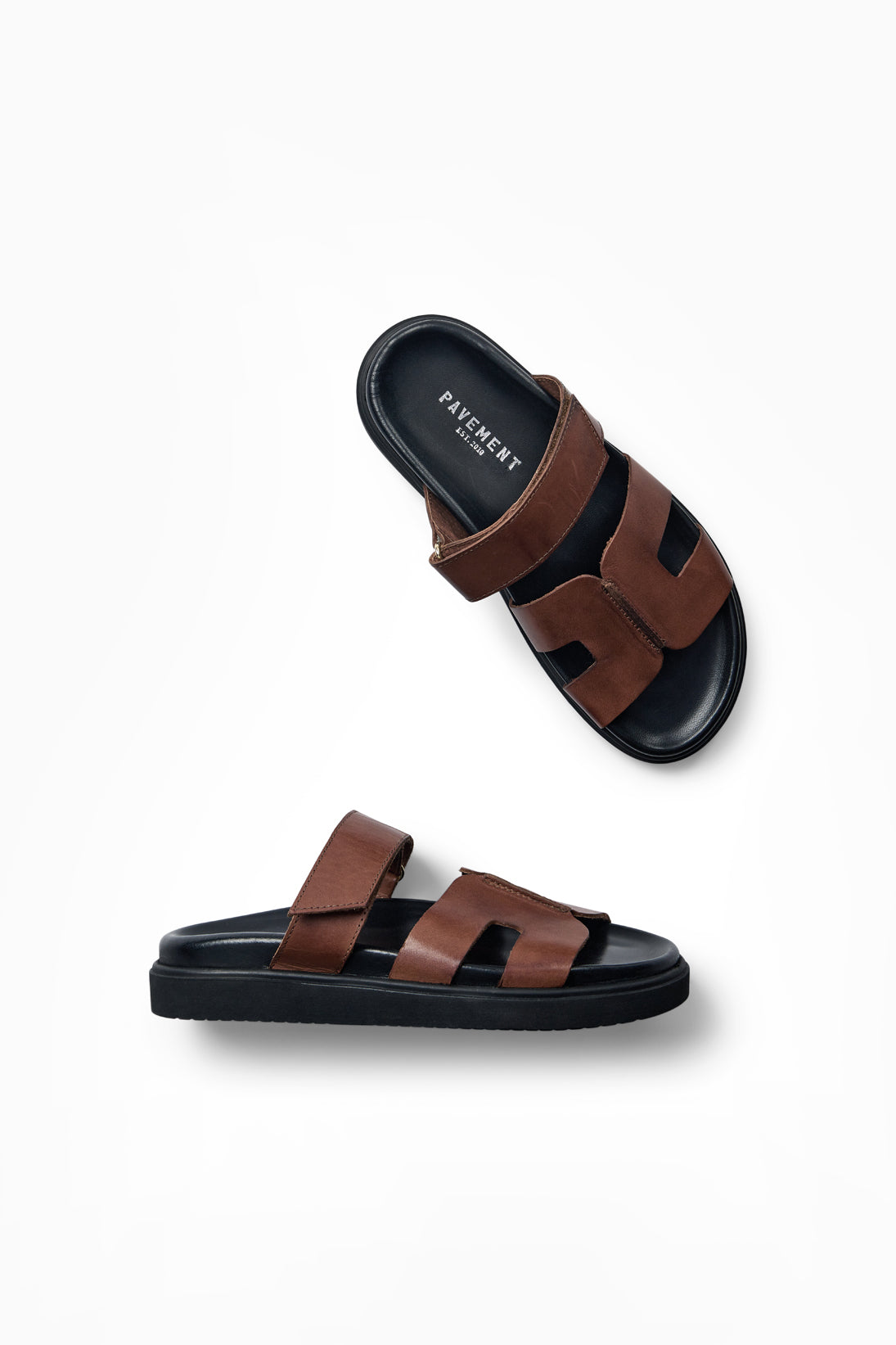 Maru Sandals - Black/Tan - RUM Amsterdam