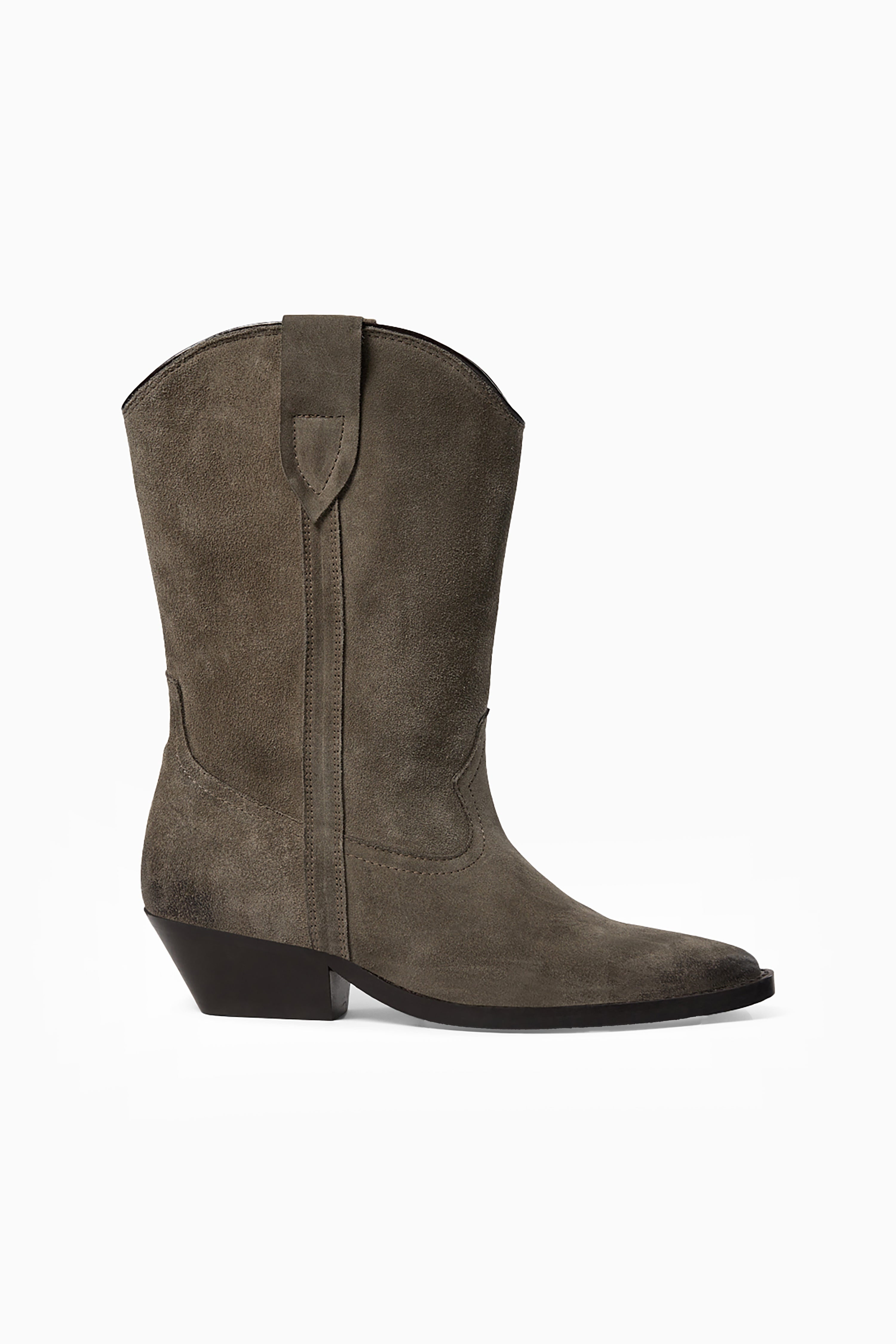 Nikki Boot - Khaki Suede