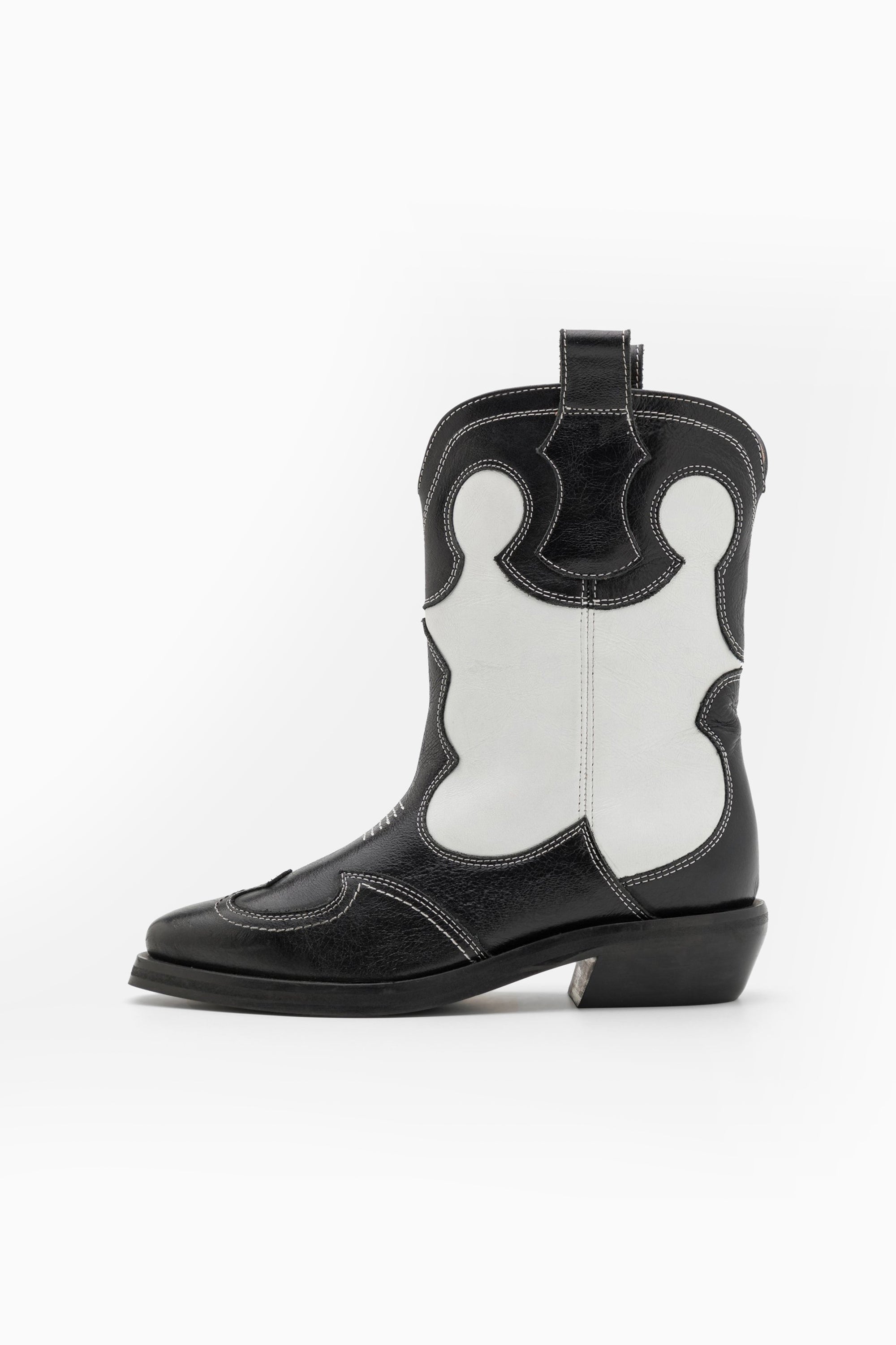 Nirvana Mix Boots - Black/White - RUM Amsterdam