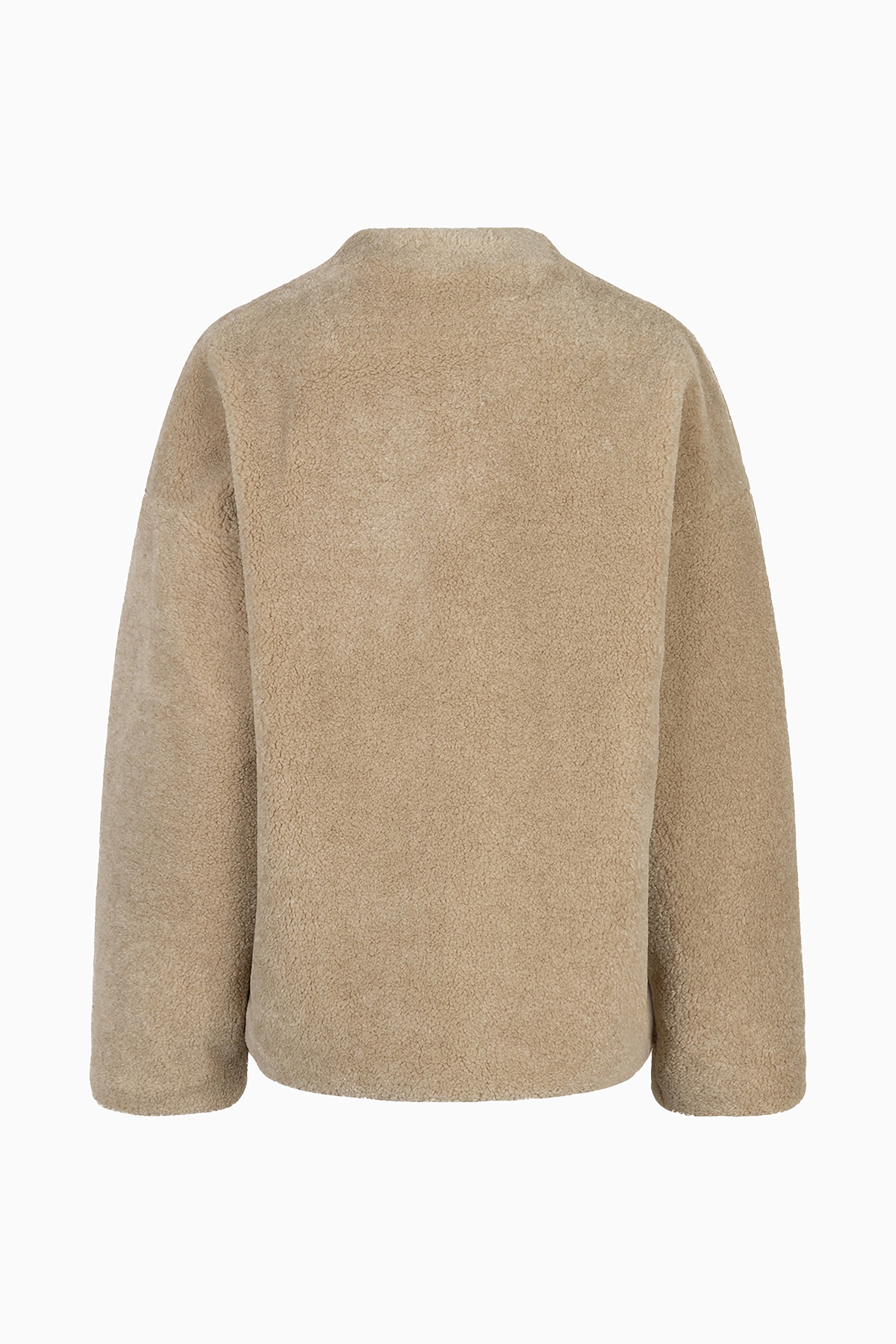 Celio Fake Fur Jacket - Sand