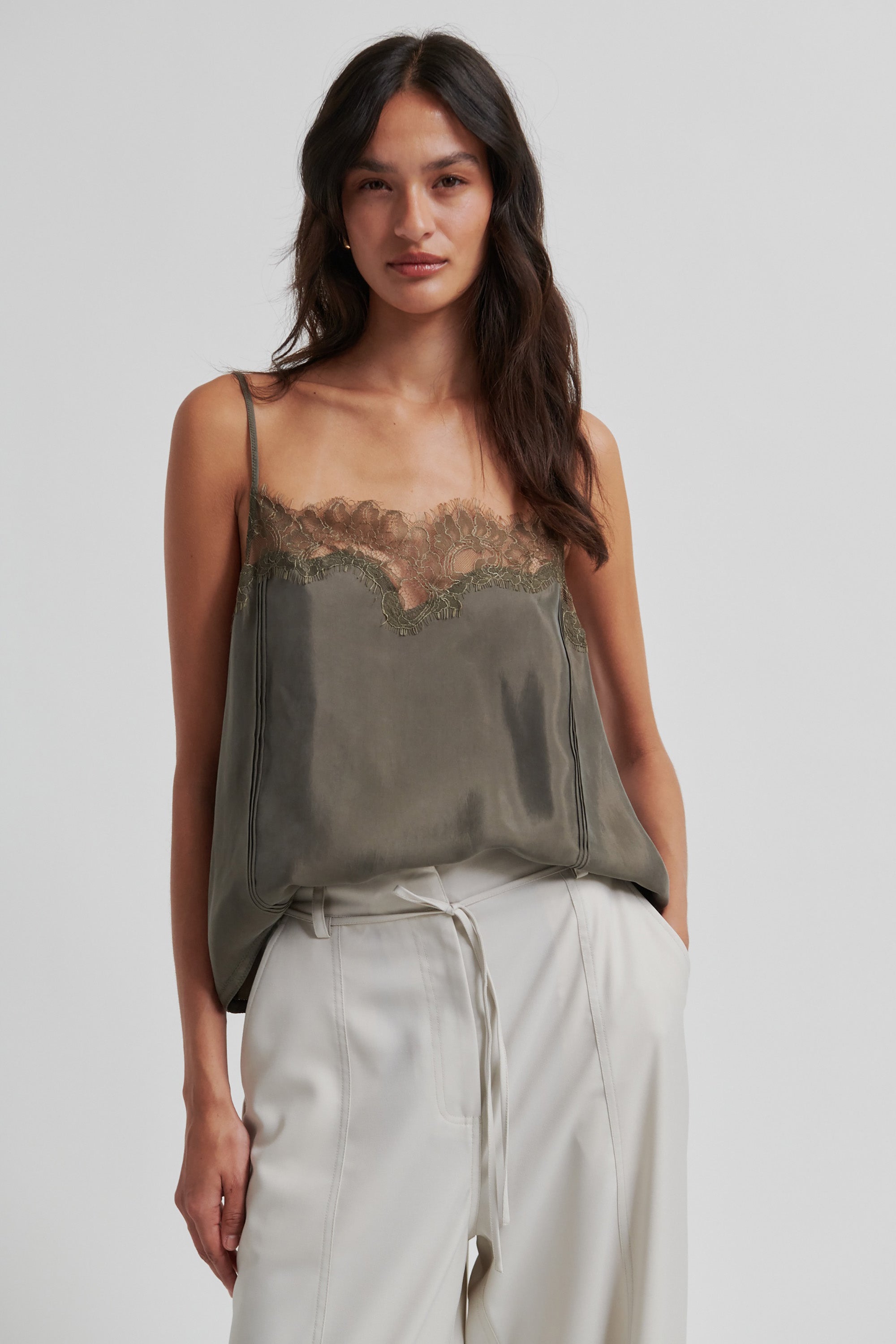 Damia Strap Top - Tarmac