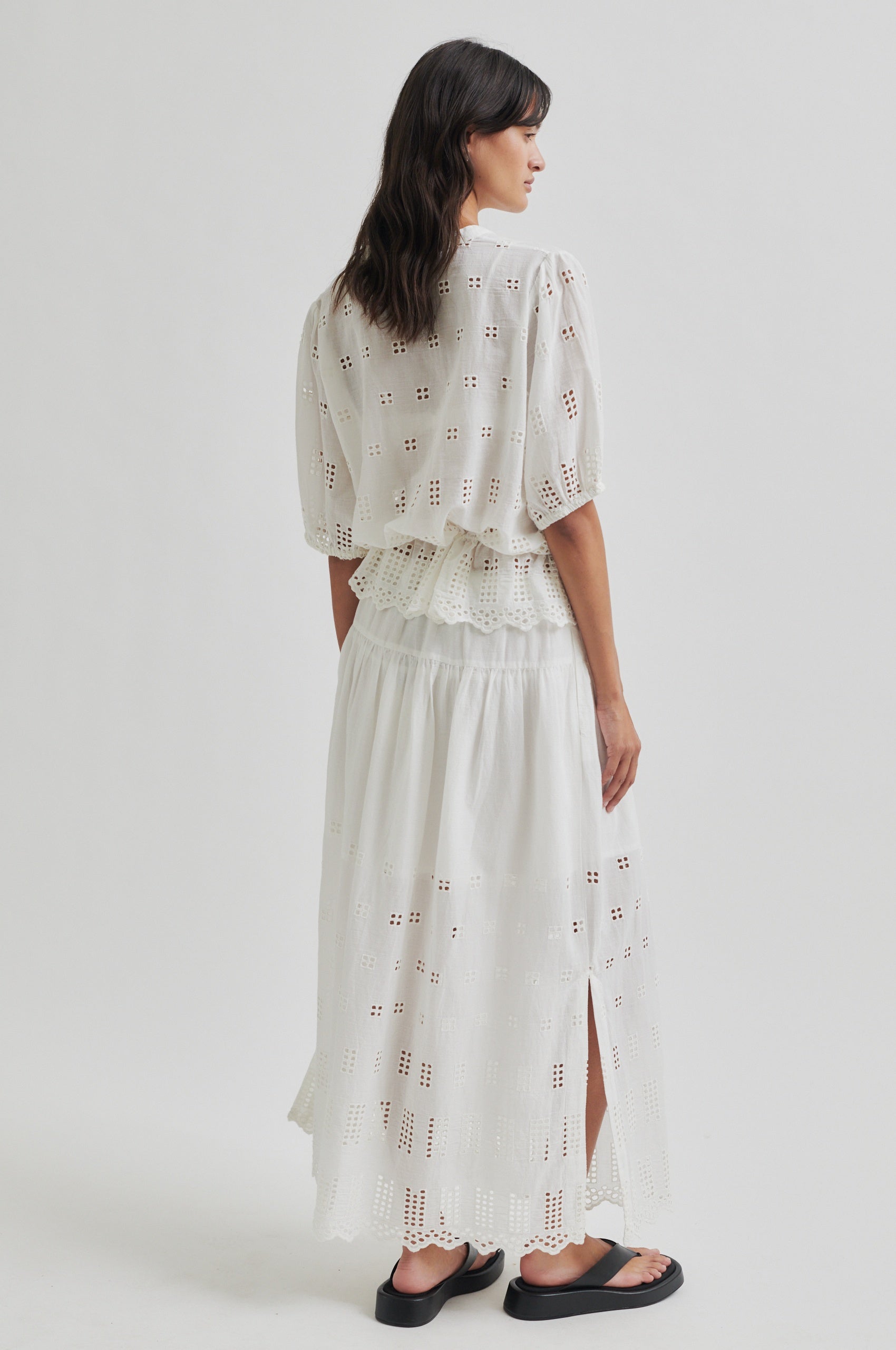 Elenore Shirt - White Alyssum - RUM Amsterdam