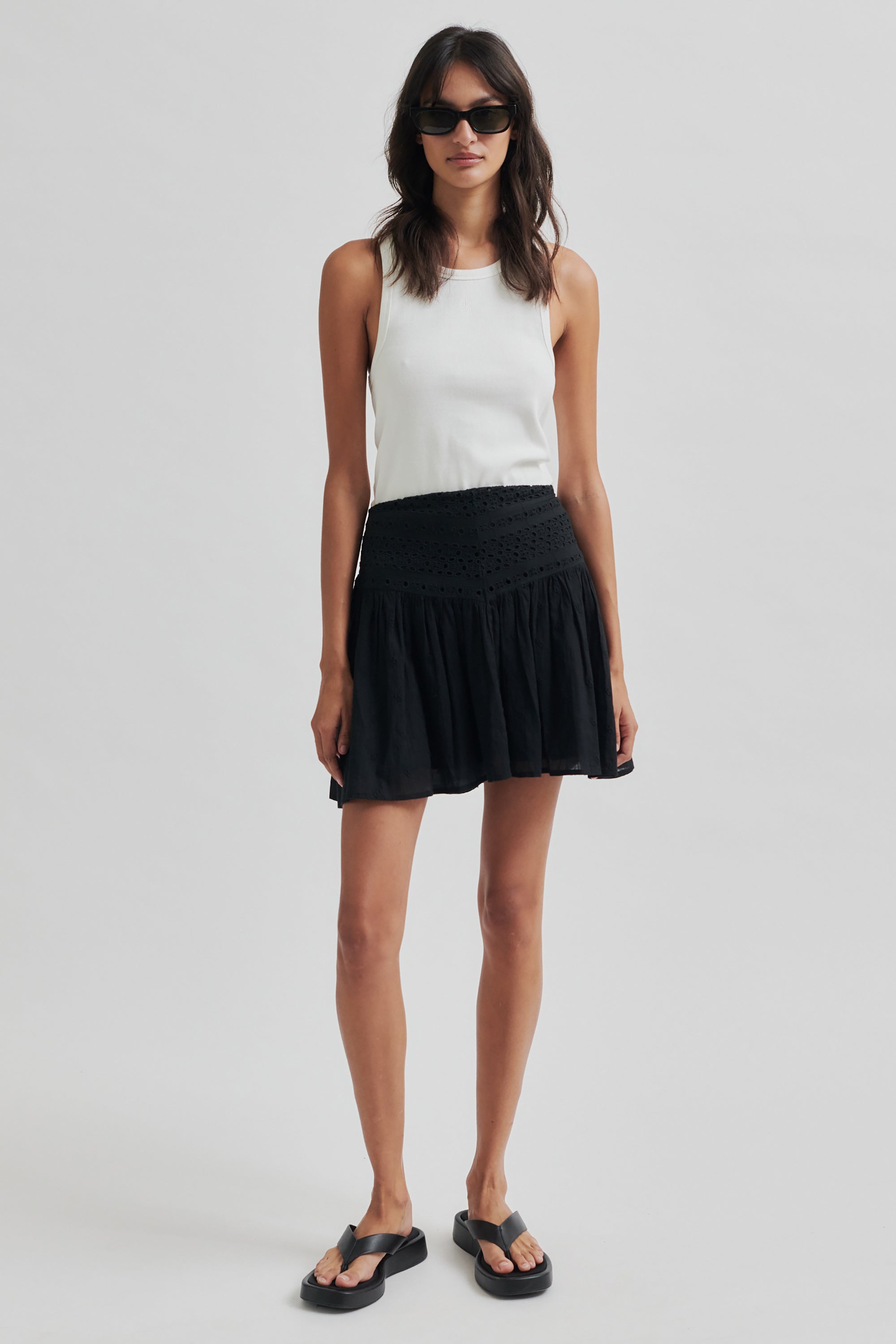 Ericae Mini Skirt - Black