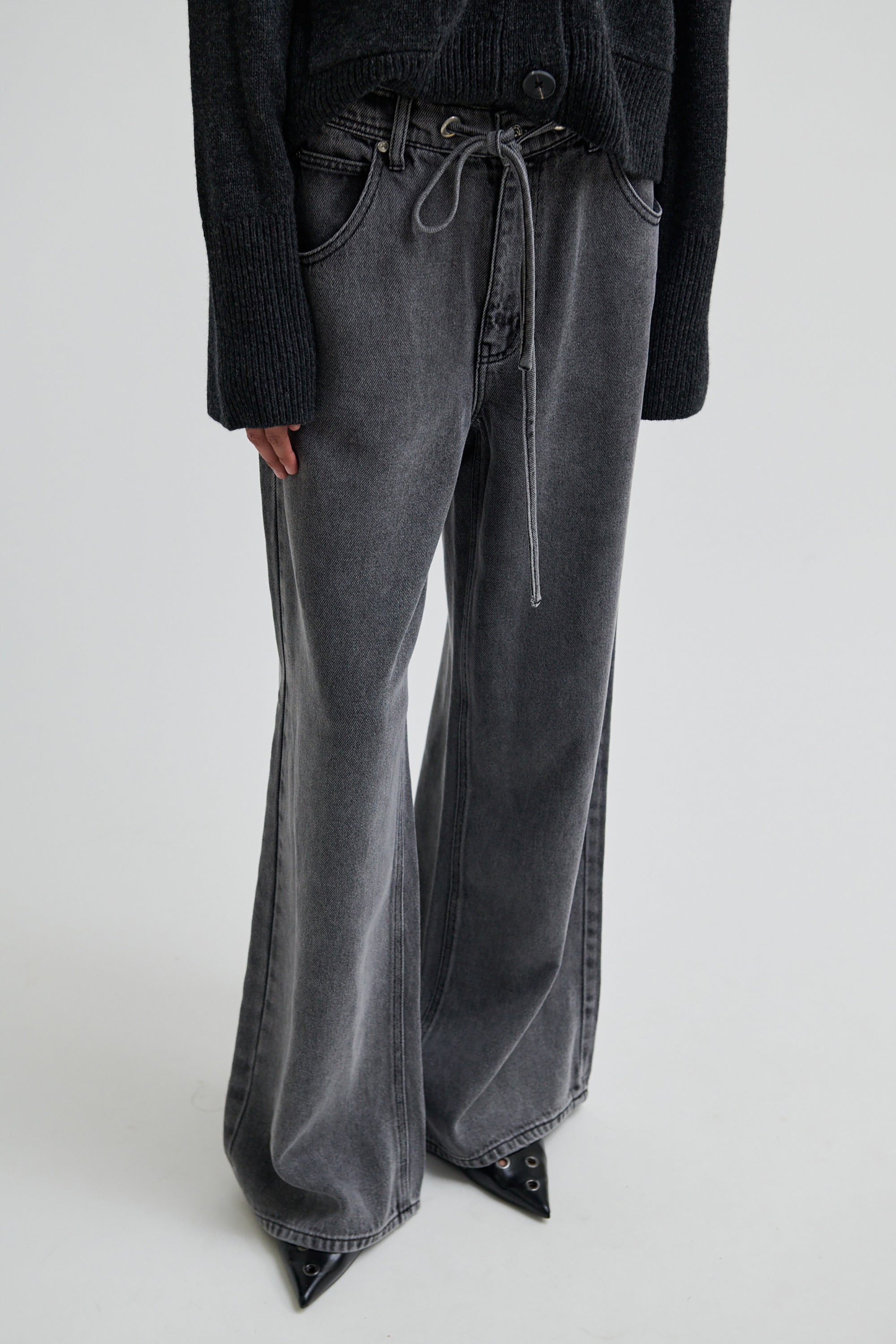 Irvin Denim Jeans - Dark Grey Denim - RUM Amsterdam