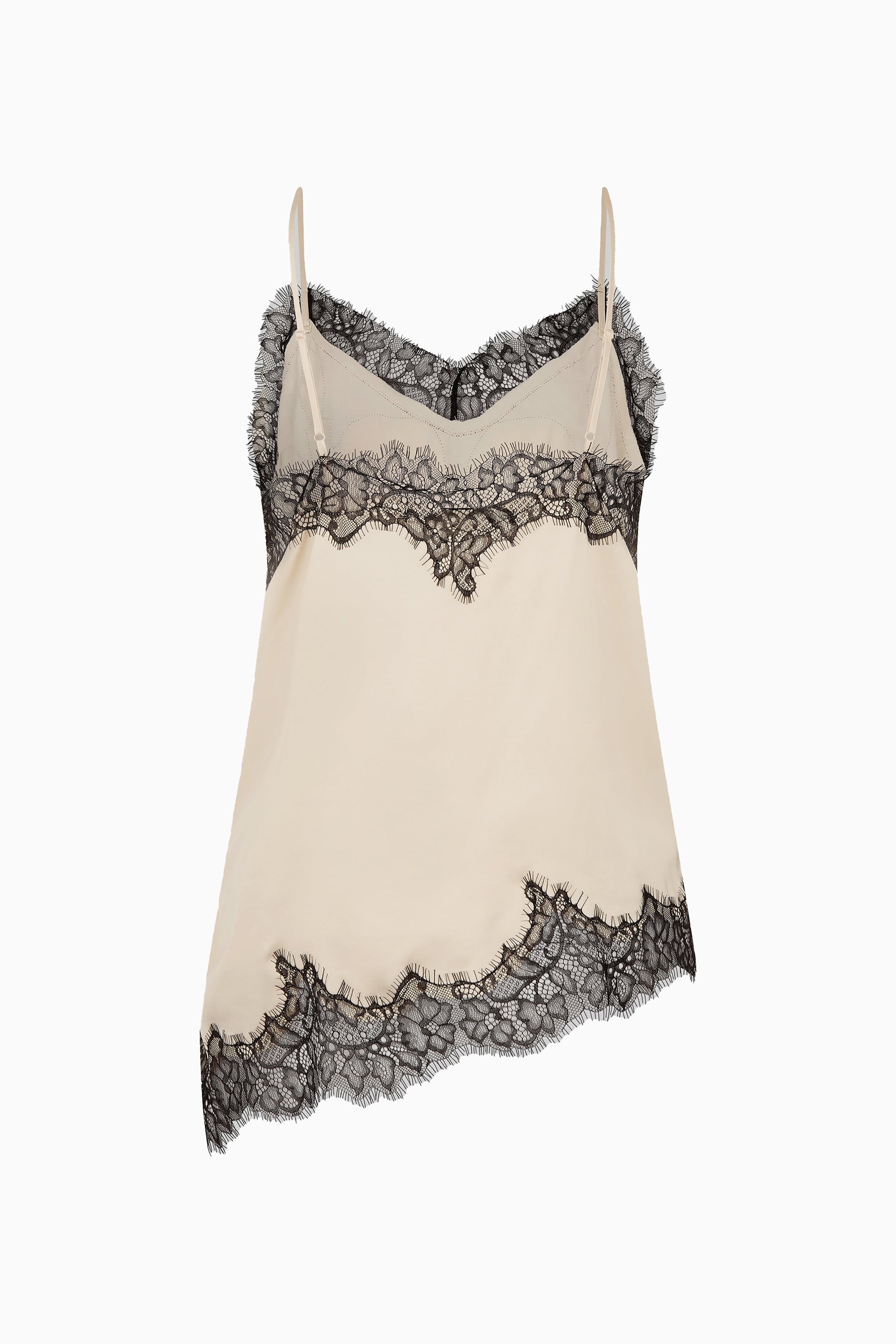 Lacia Contrast Strap Top - Cream Black - RUM Amsterdam