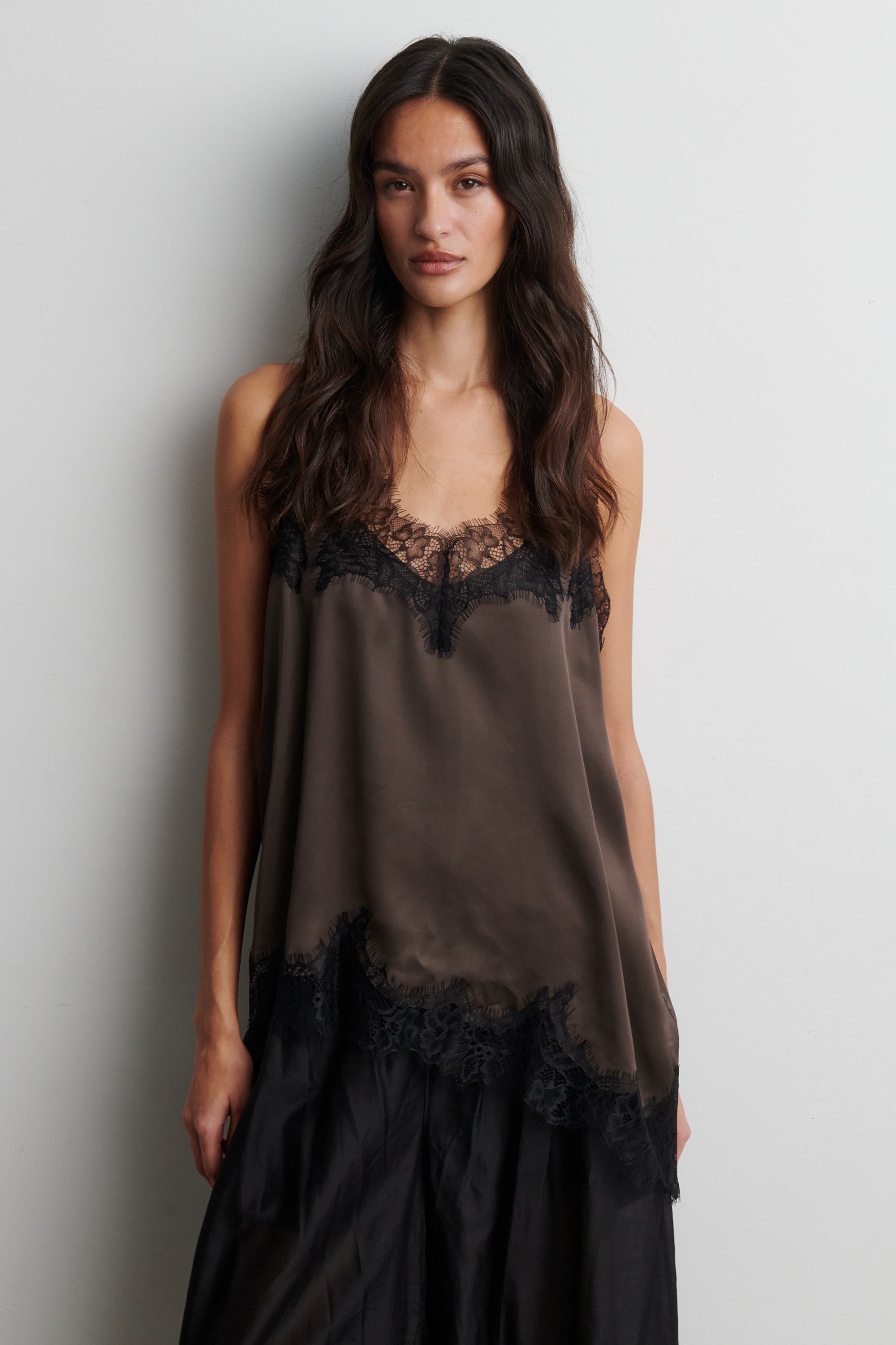 Lacia Contrast Strap Top - Wren - RUM Amsterdam