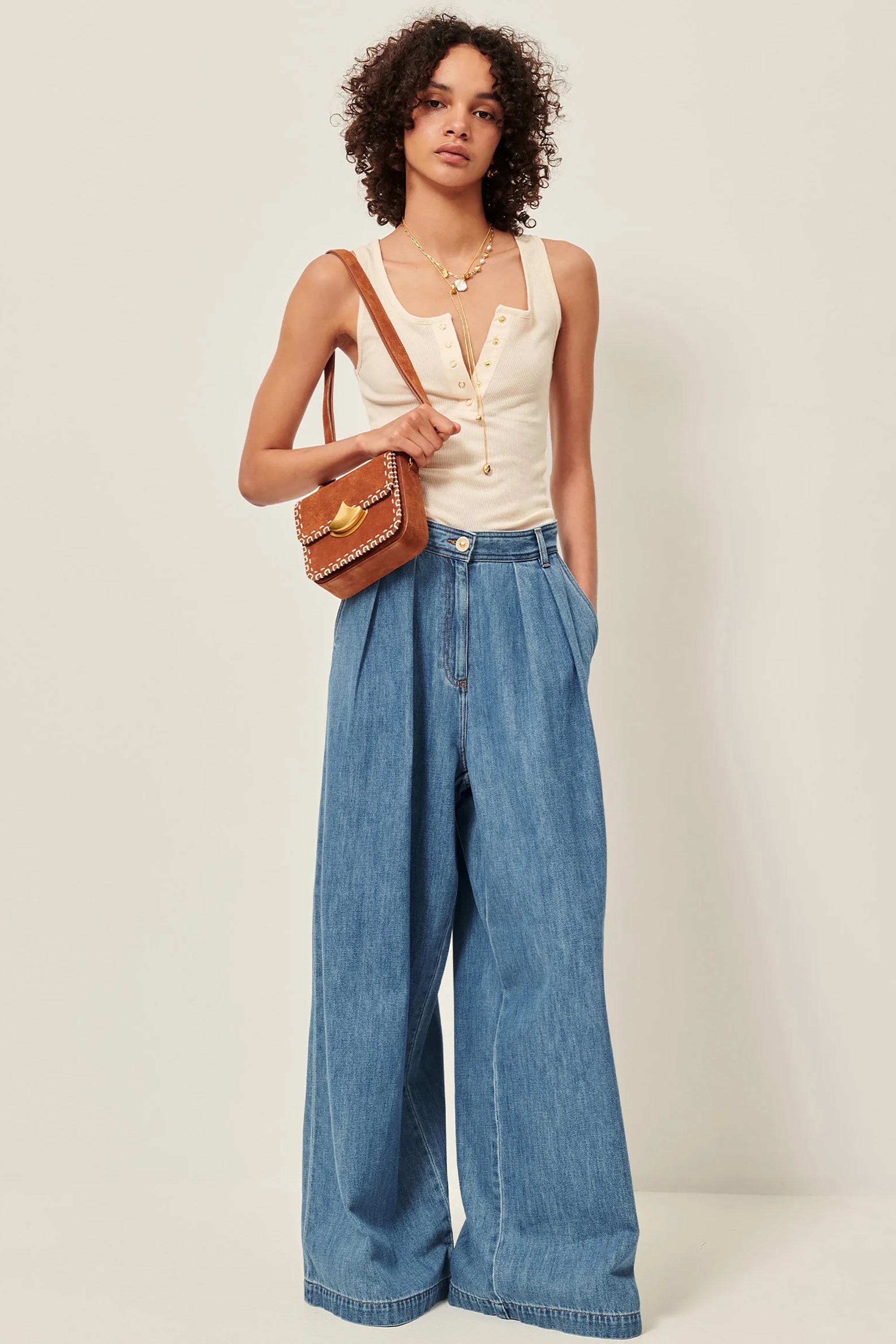 Camargo Tank Top - Fleur De Sel