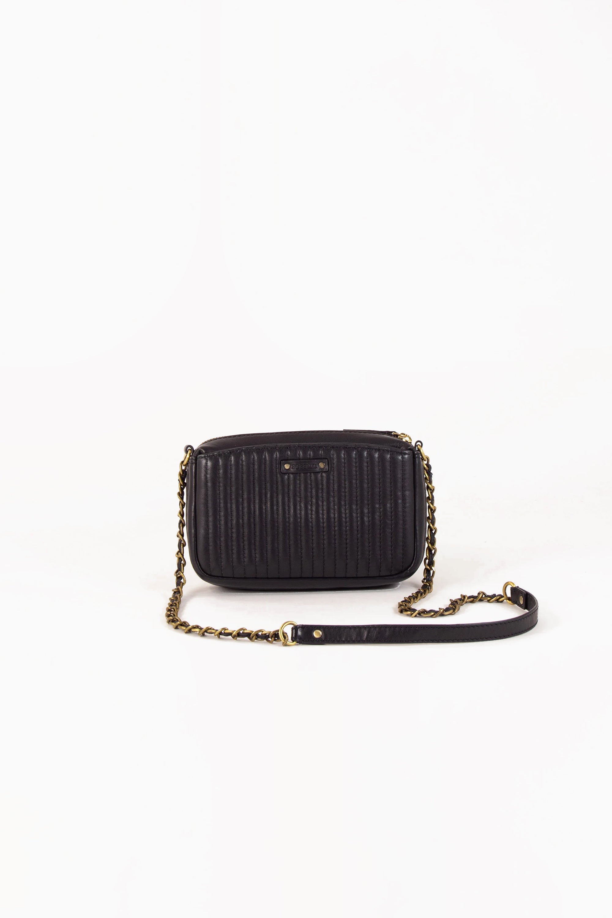 Divinou Leather Bag - Black