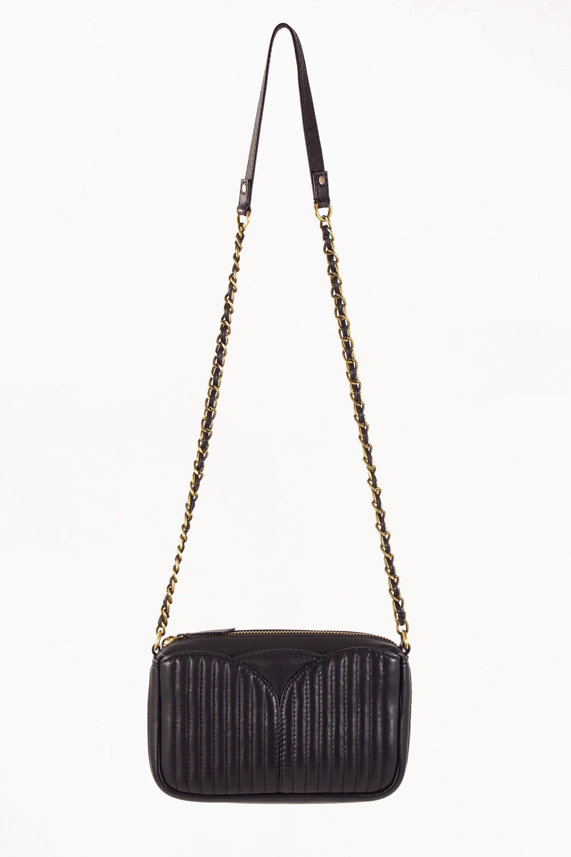 Divinou Leather Bag - Black