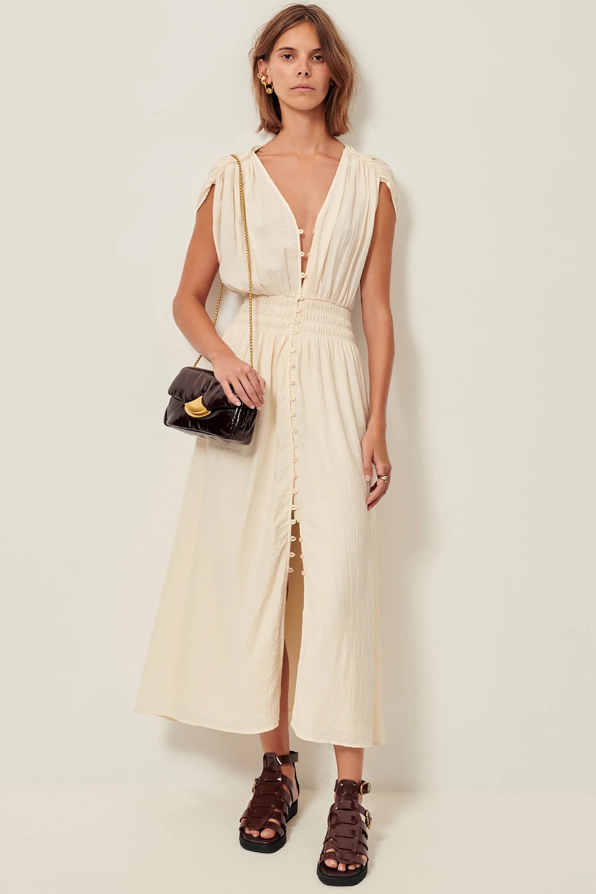 Galiane Dress - Ecume