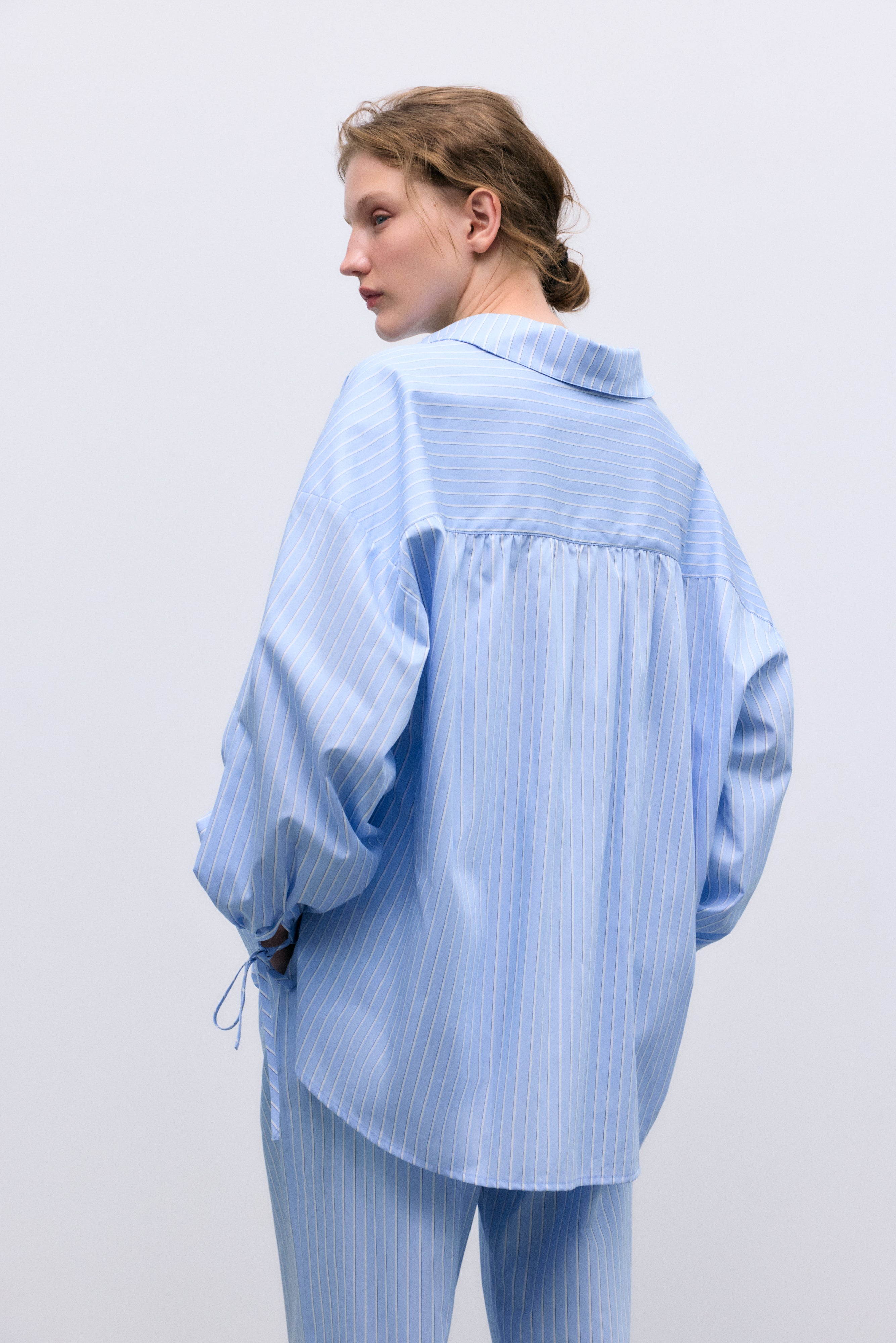 Aura Shirt - Vista Blue Stripes