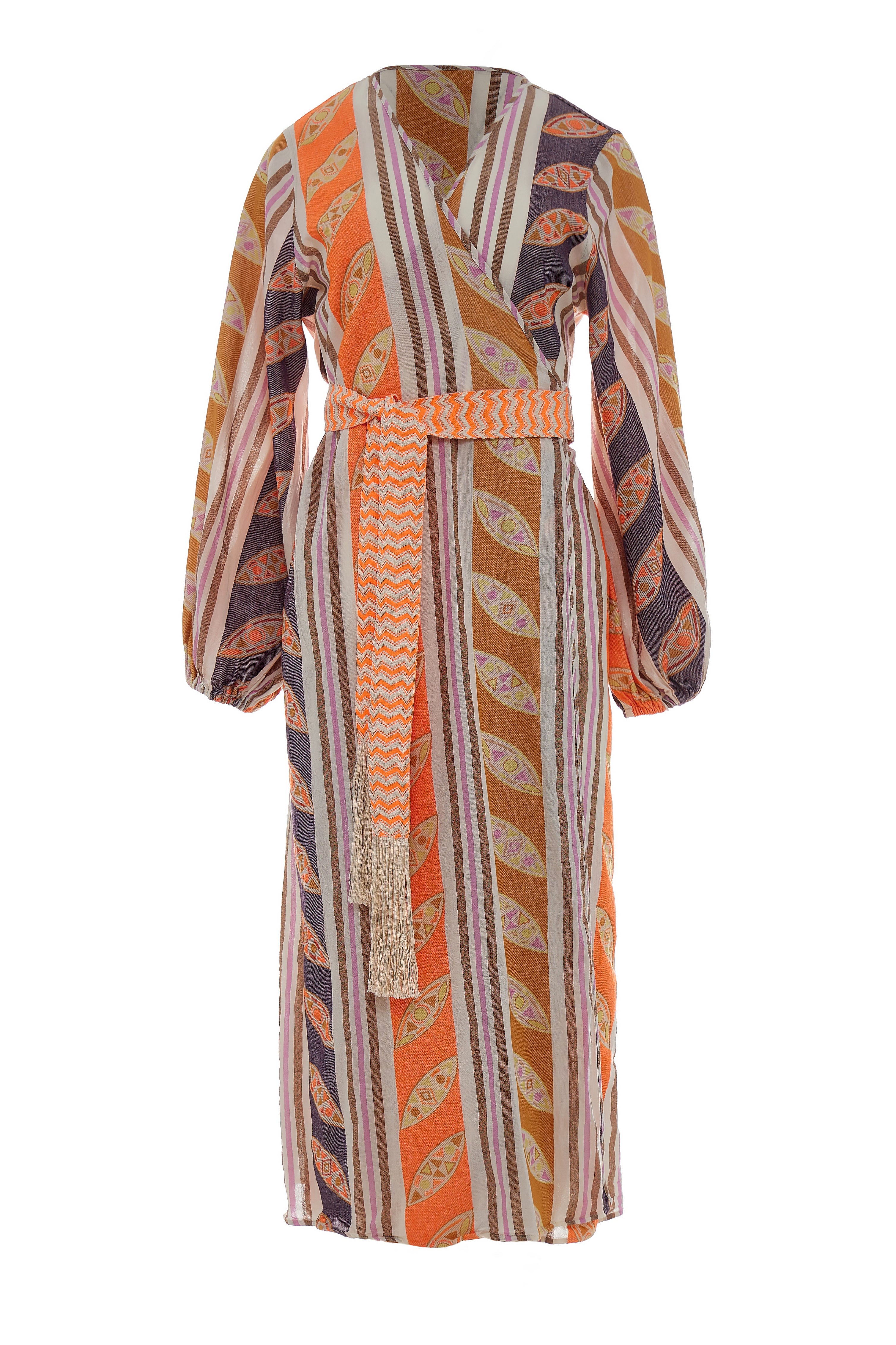 Devotion Thetis Dress - Orange / Lila - RUM Amsterdam