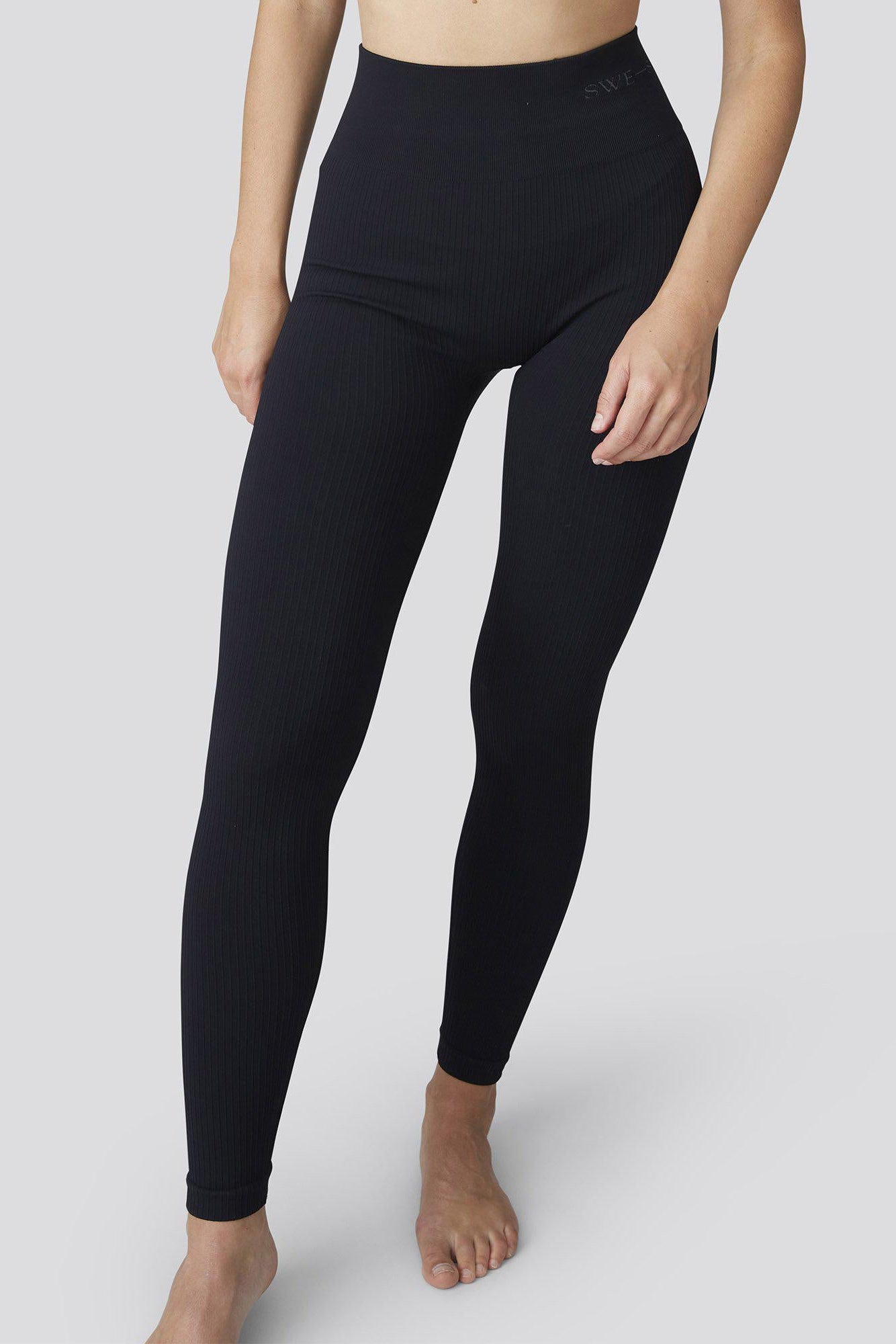 Swedish Stockings Tyra Rib Leggings - Black - RUM Amsterdam