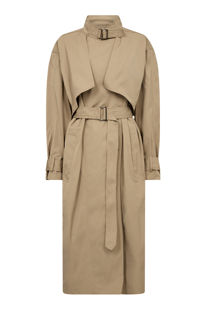 Co'Couture Francis Trenchcoat - Khaki - RUM Amsterdam