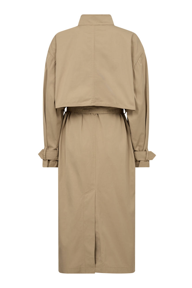 Co'Couture Francis Trenchcoat - Khaki - RUM Amsterdam