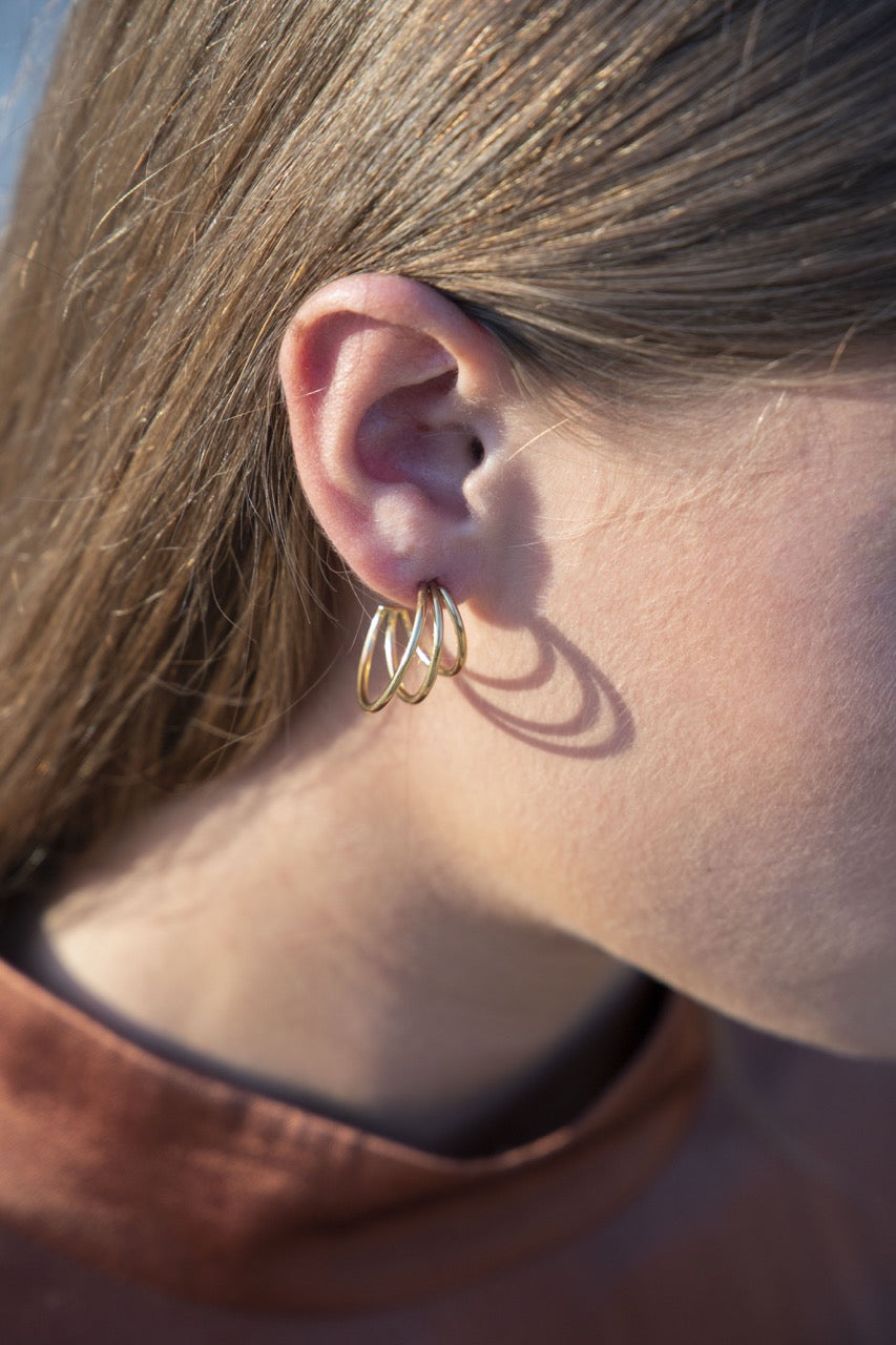 Bandhu Wire Earrings - Gold - RUM Amsterdam