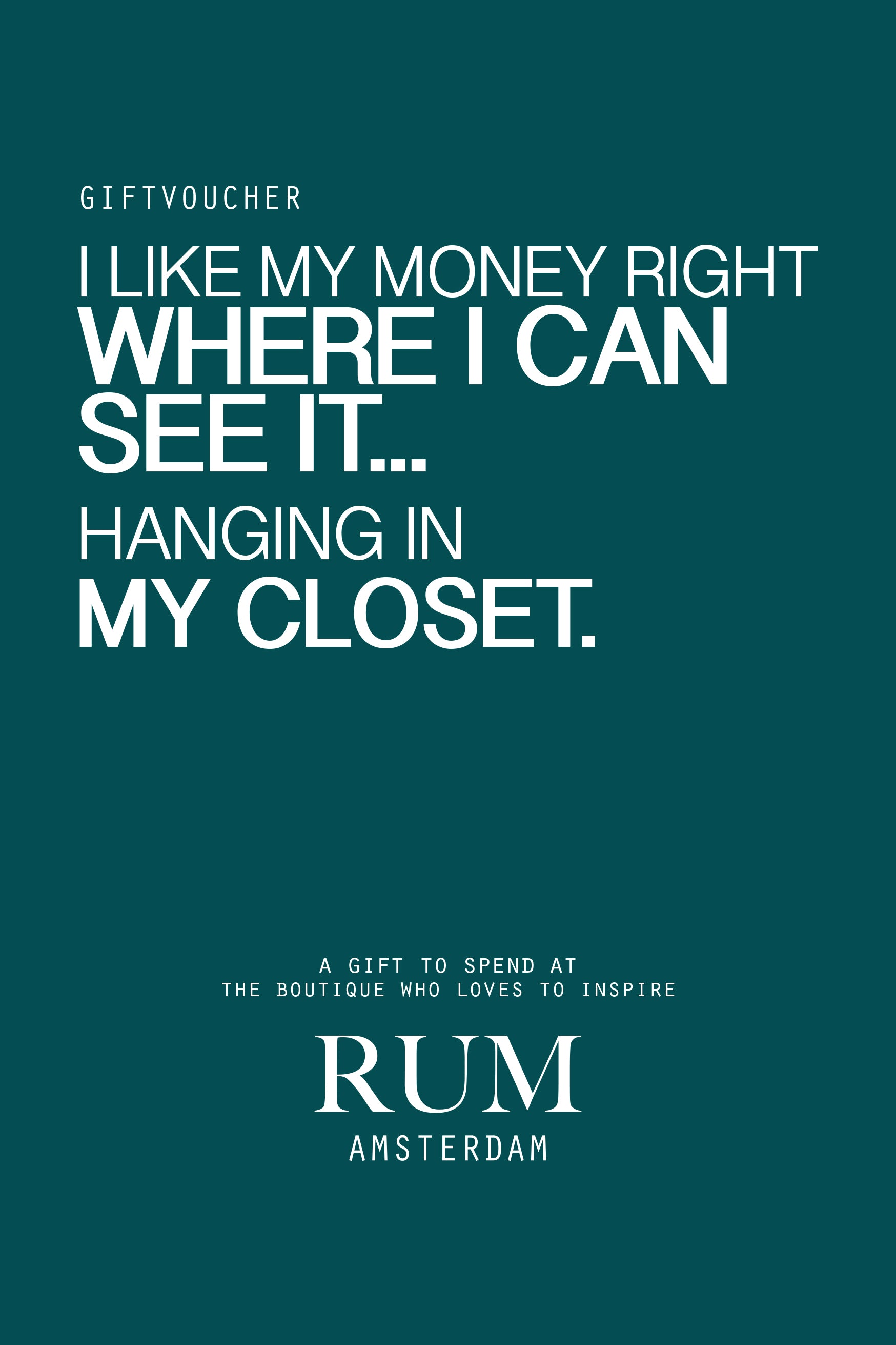 RUM Amsterdam RUM Amsterdam Gift Card - RUM Amsterdam