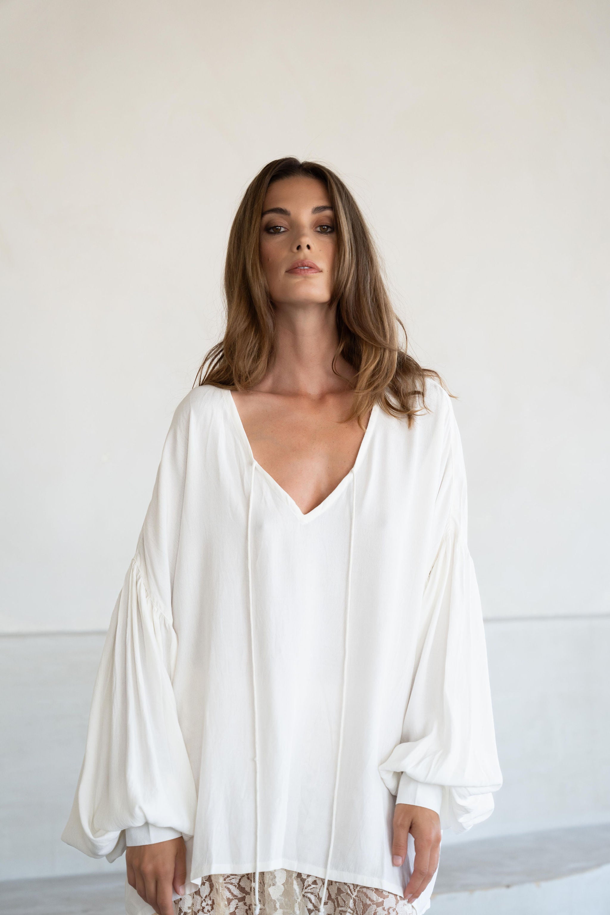 May Blouse - White