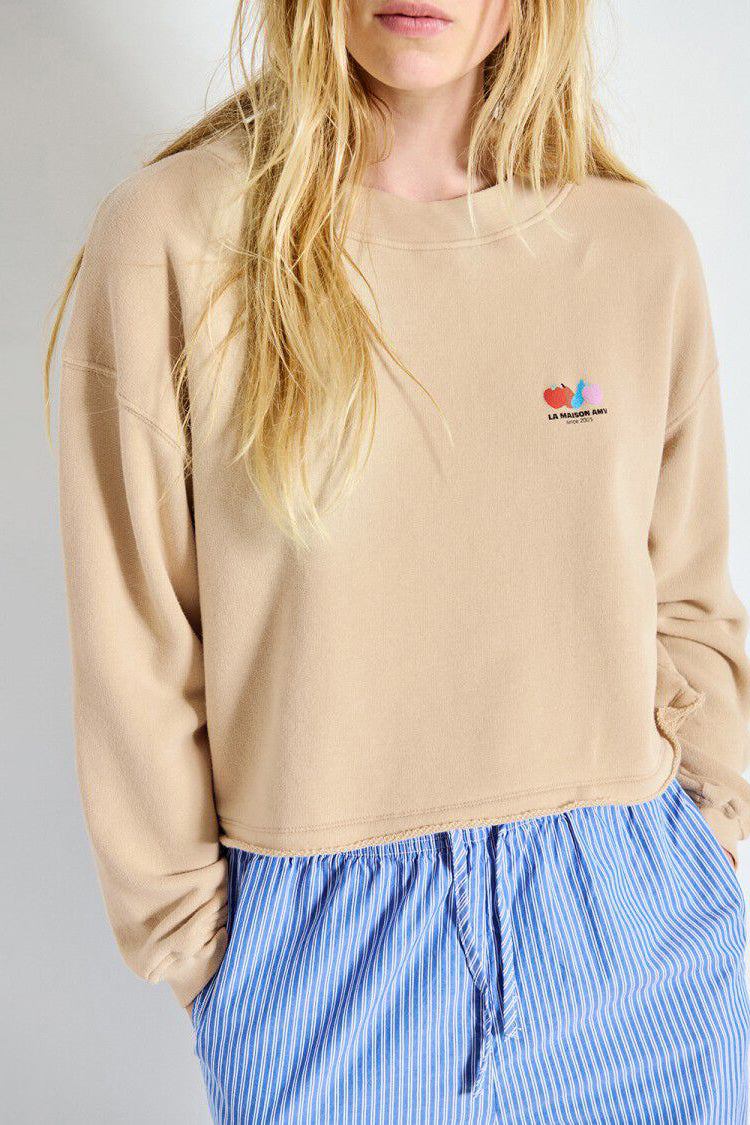  Atubay Sweatshirt - Linen - RUM Amsterdam