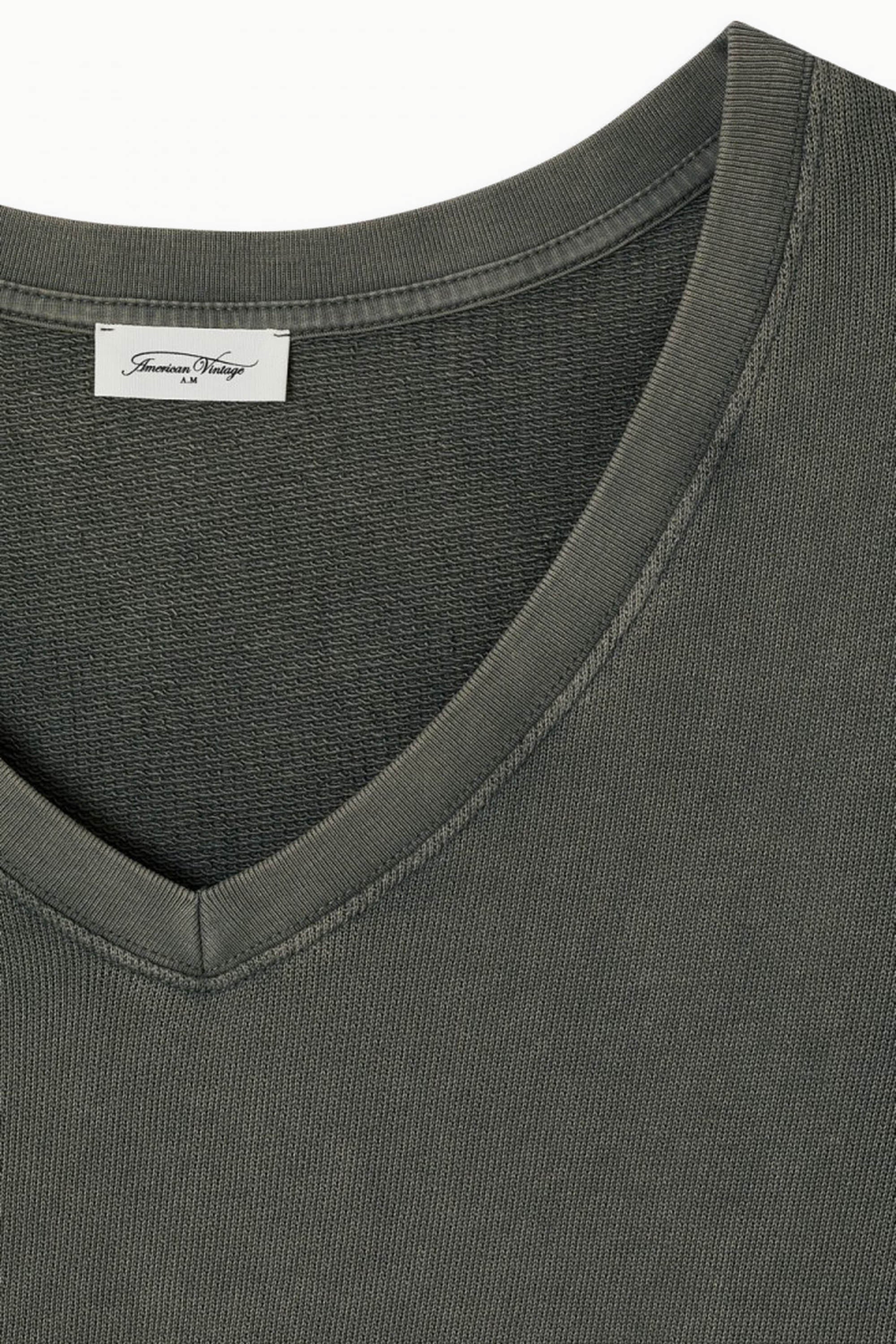 American Vintage Bepow T-Shirt LS - Vintage Artichoke | RUM Amsterdam
