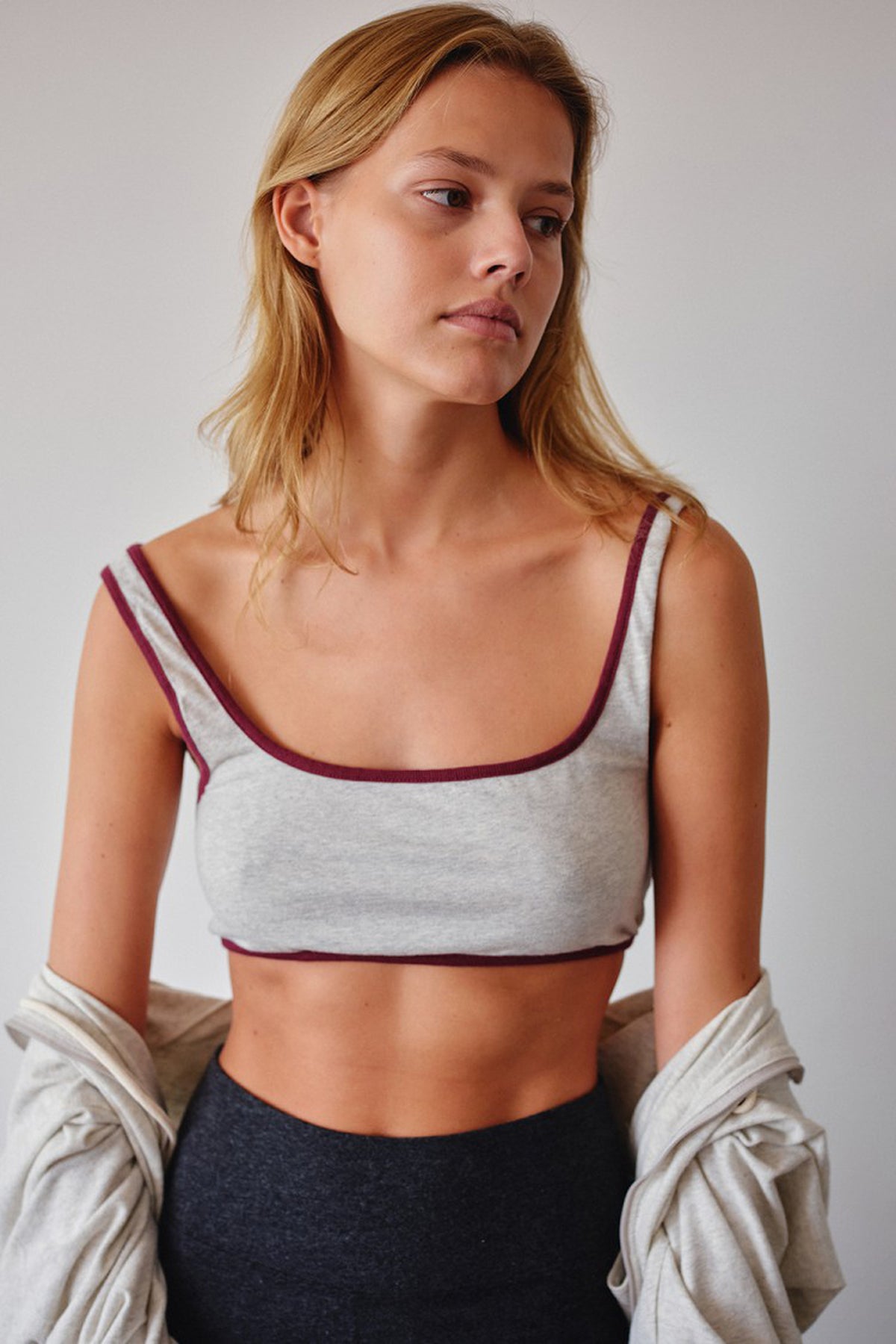 Cribay Bralette - Heather Grey