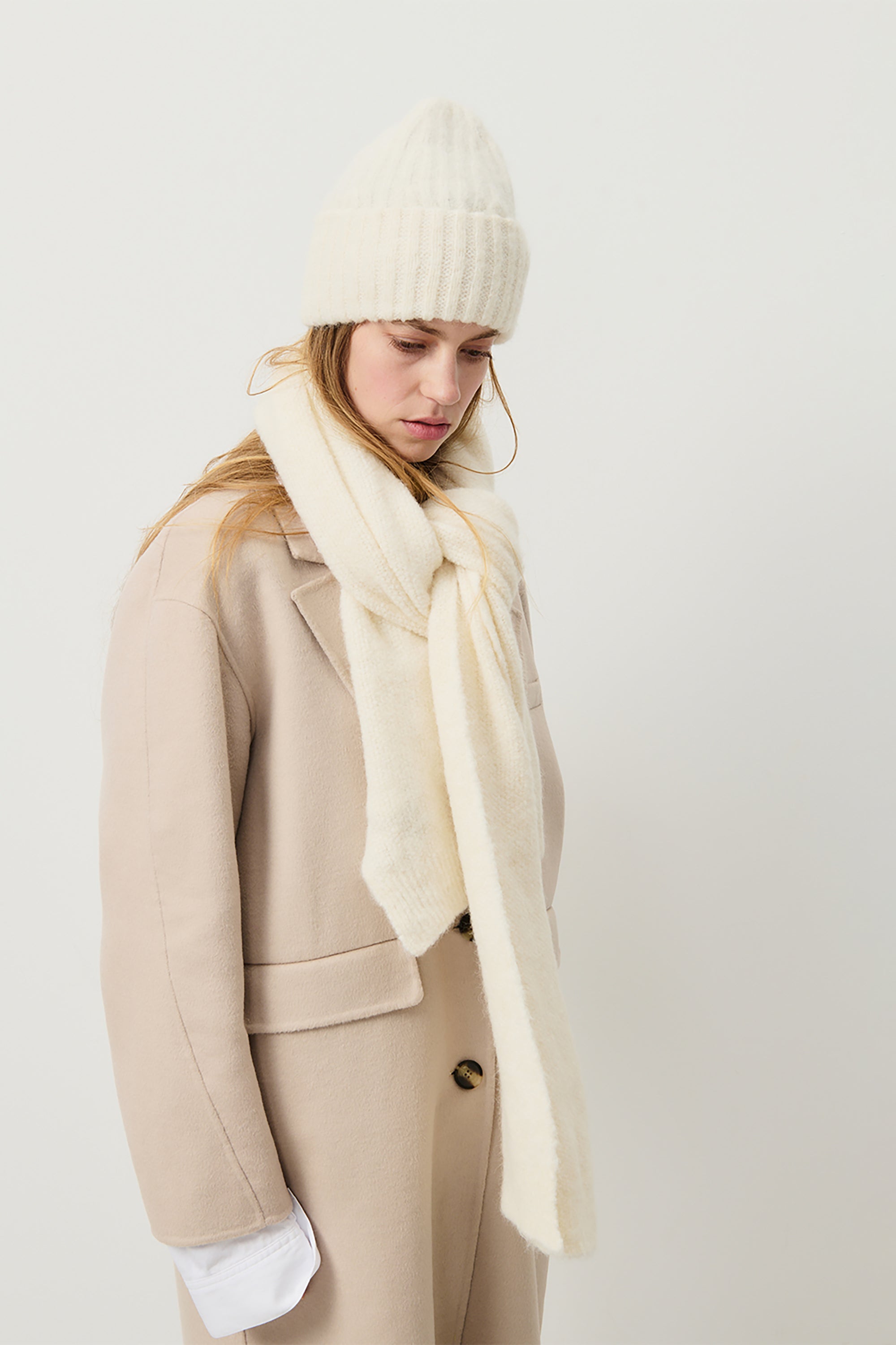 East Beanie - Pearl Melange