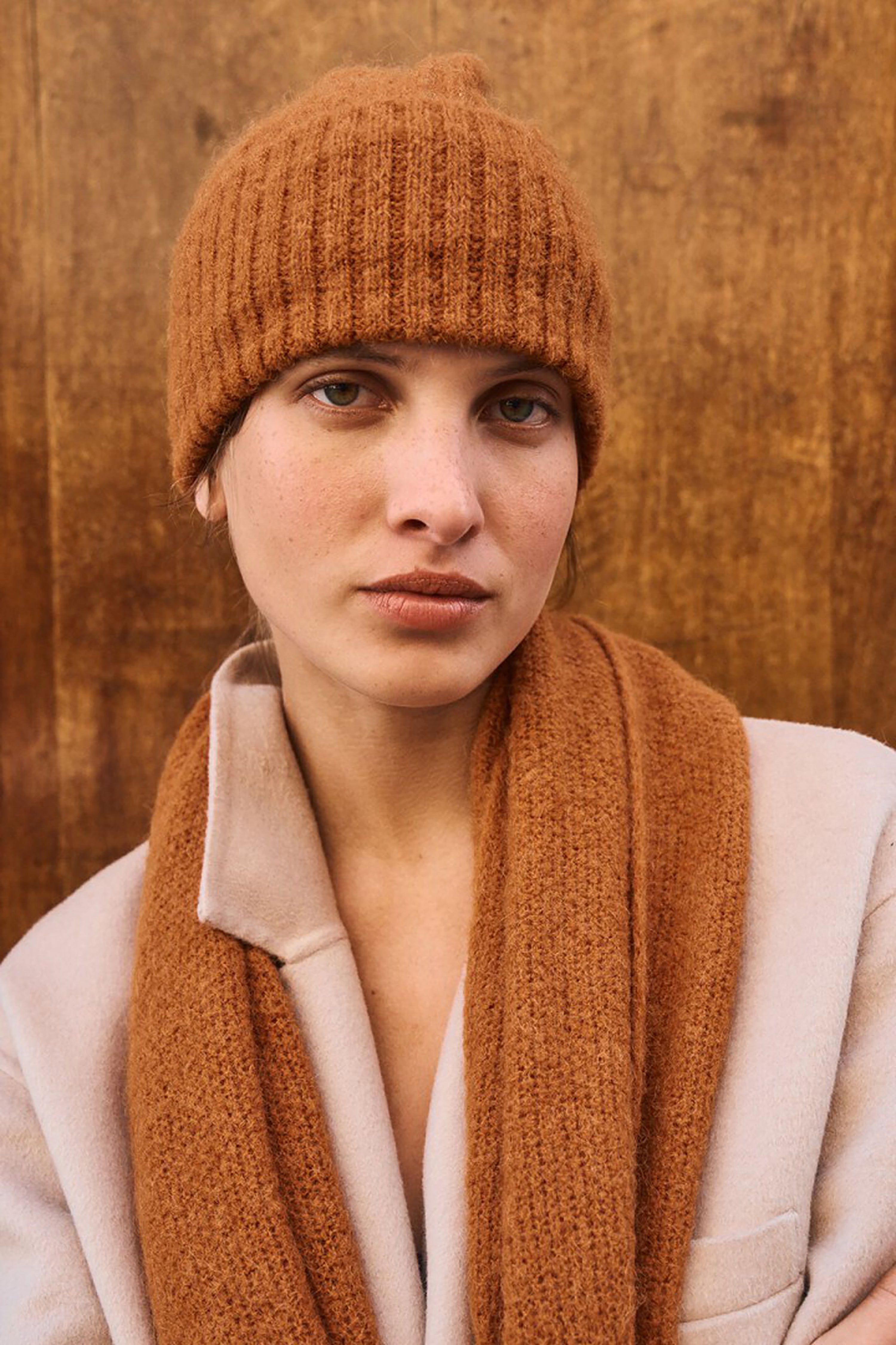 East Beanie - Squirrel Melange