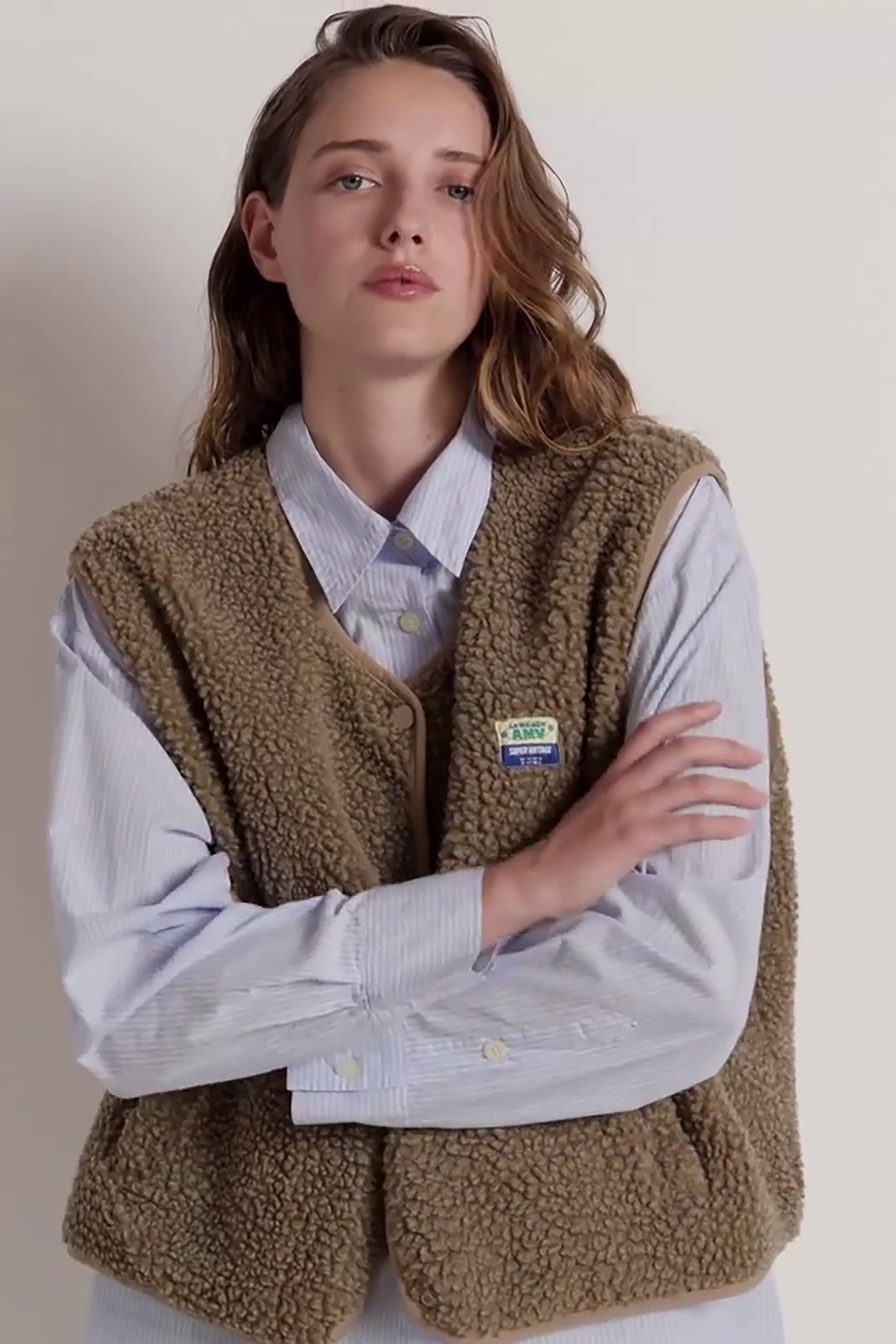 Hoktown Gilet - Nutmeg Melange