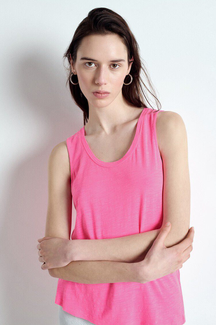  Jacksonville Tank Top - Fluo Pink - RUM Amsterdam